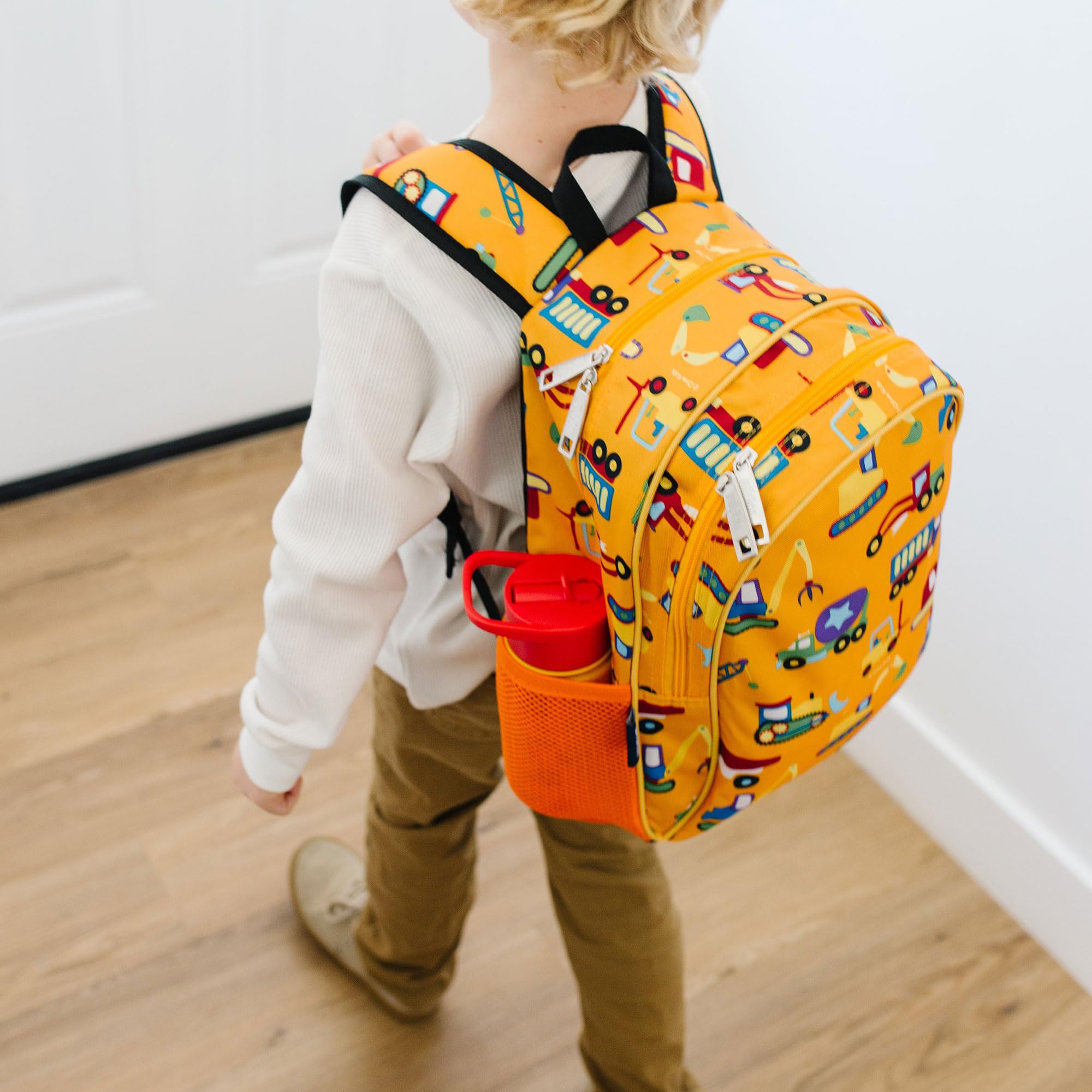 Wildkin 15-inch Kids Backpack - Durable Padded School Backpack with Adjustable Straps for Boys & Girls - Perfect for School, Travel & Day Trips