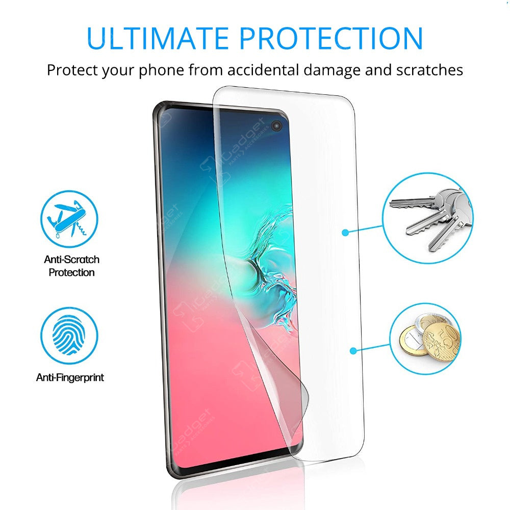 Samsung Galaxy S20 Plus Screen Protector - Full Coverage TPU Film, HD Clear, Anti-Scratch, Bubble-Free, Case Friendly | Perfect for Everyday Use, Gaming, and Work Protection