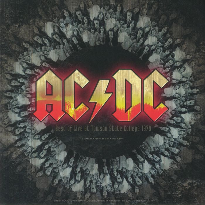 AC/DC Best Of Live At Towson State College 1979 LP Vinyl Record - Classic Rock Music Collectible for Home Decor & Audiophile Listening