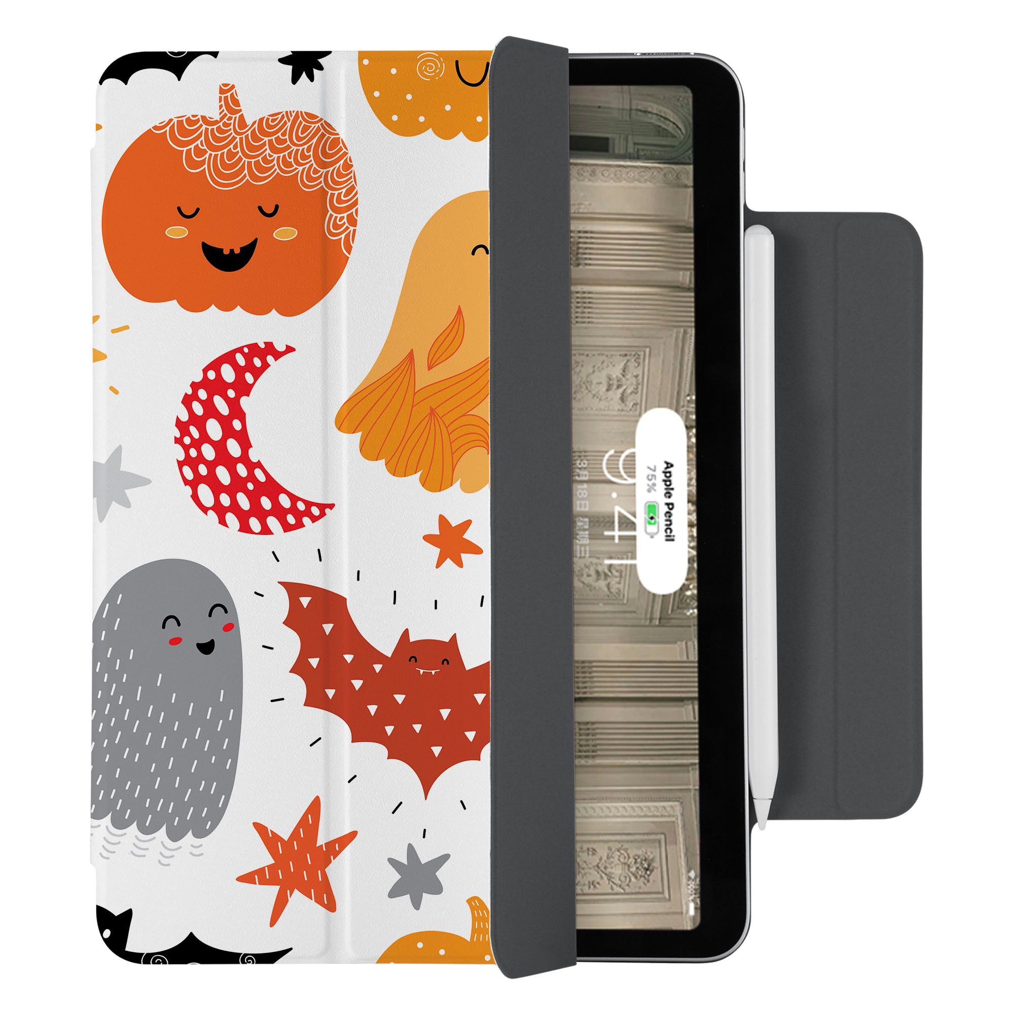 SlimFit Protective Case for iPad - Lightweight & Durable Cover for Halloween - Perfect for School, Work, and Travel