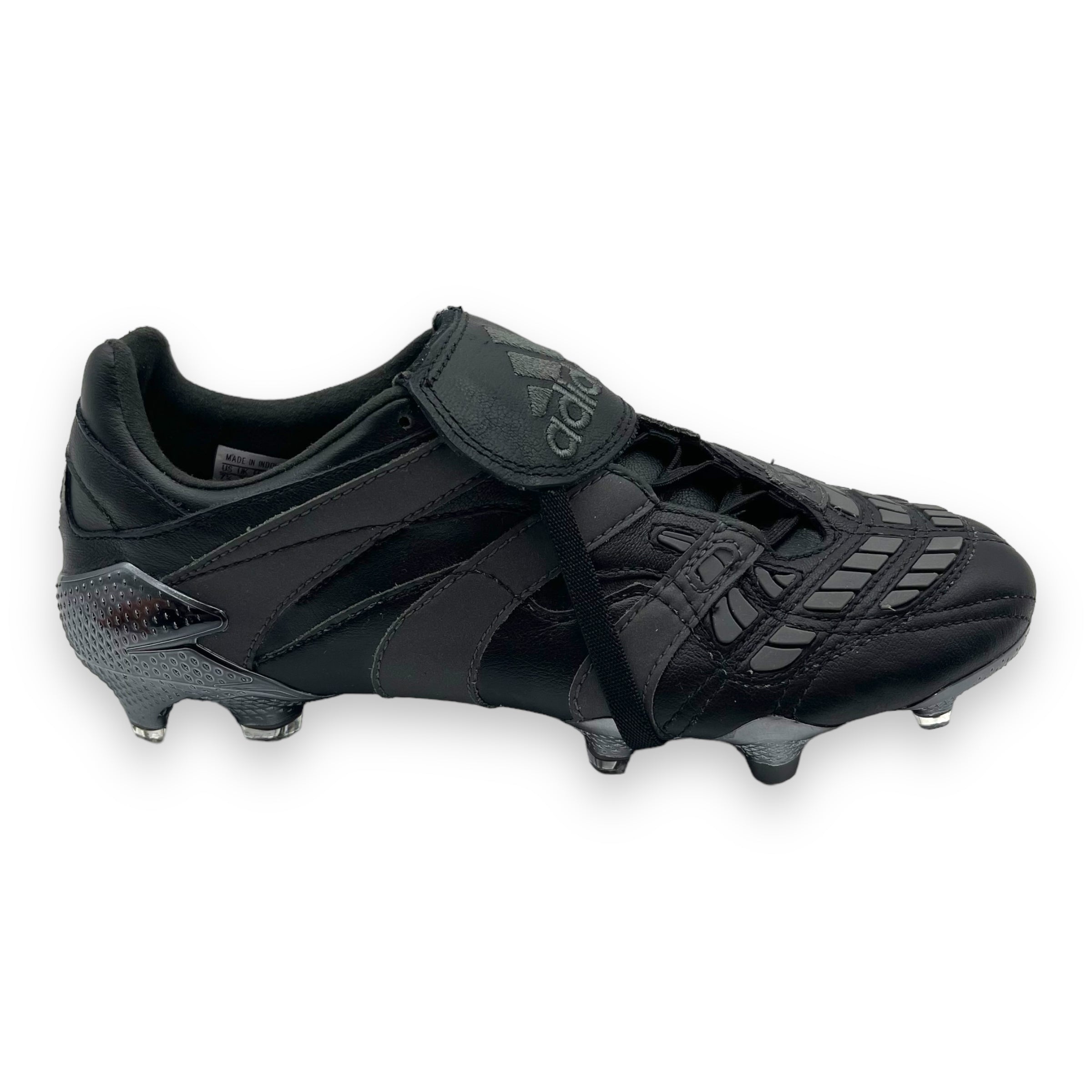 Adidas Predator Accelerator FG Soccer Cleats - Men's Black Football Boots for Firm Ground, Lightweight & Comfortable | Perfect for Competitive Matches & Training Sessions