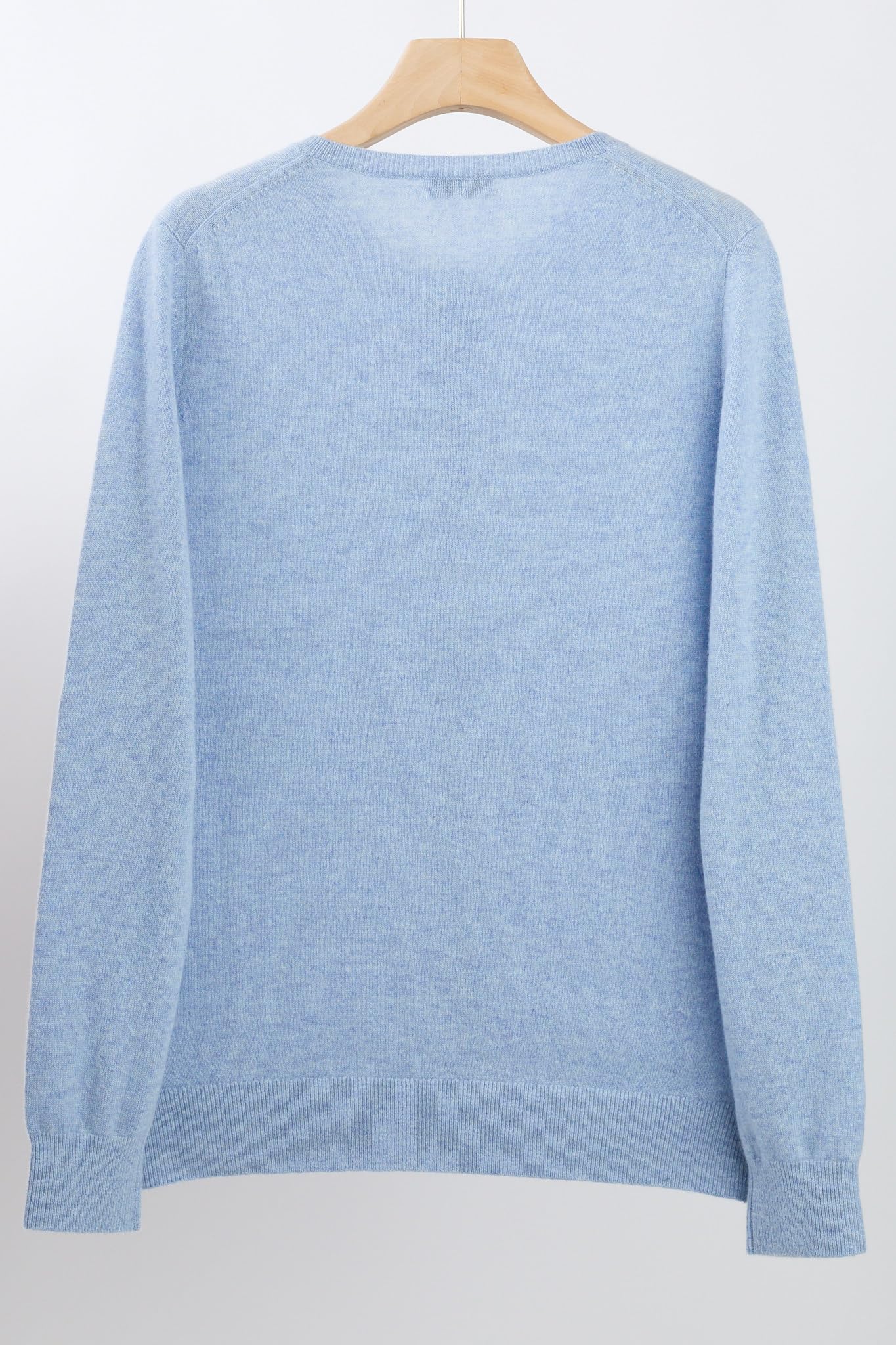 JENNIE LIU 100% Cashmere Women's Button Front Long Sleeve Crewneck Cardigan Sweater | Soft & Warm Winter Knitwear for Office, Travel & Casual Outfits