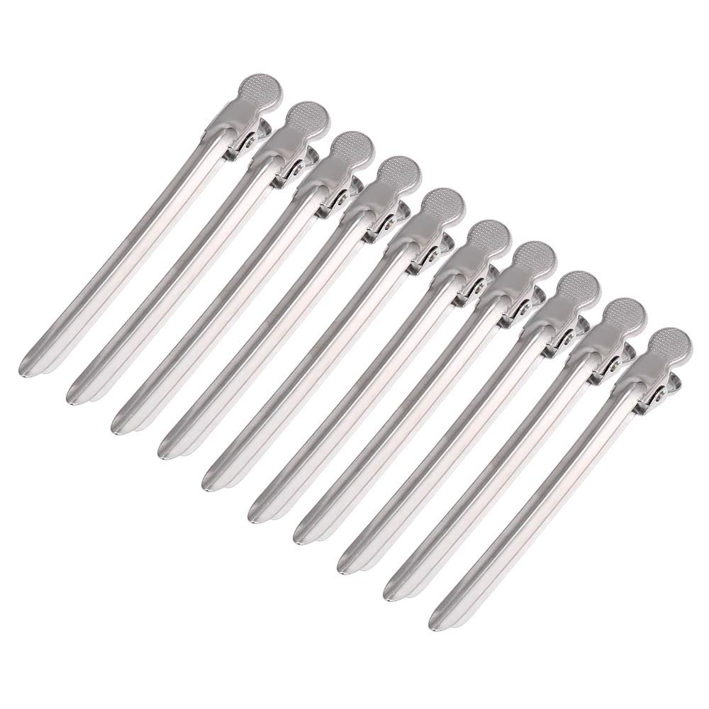 POOWE Small Metal Alligator Hair Clips - Flat Single Prong Barrette for DIY Hair Bows & Accessories | Durable Steel Hair Clips for Women & Girls | Perfect for Styling, Crafting & Gift Giving