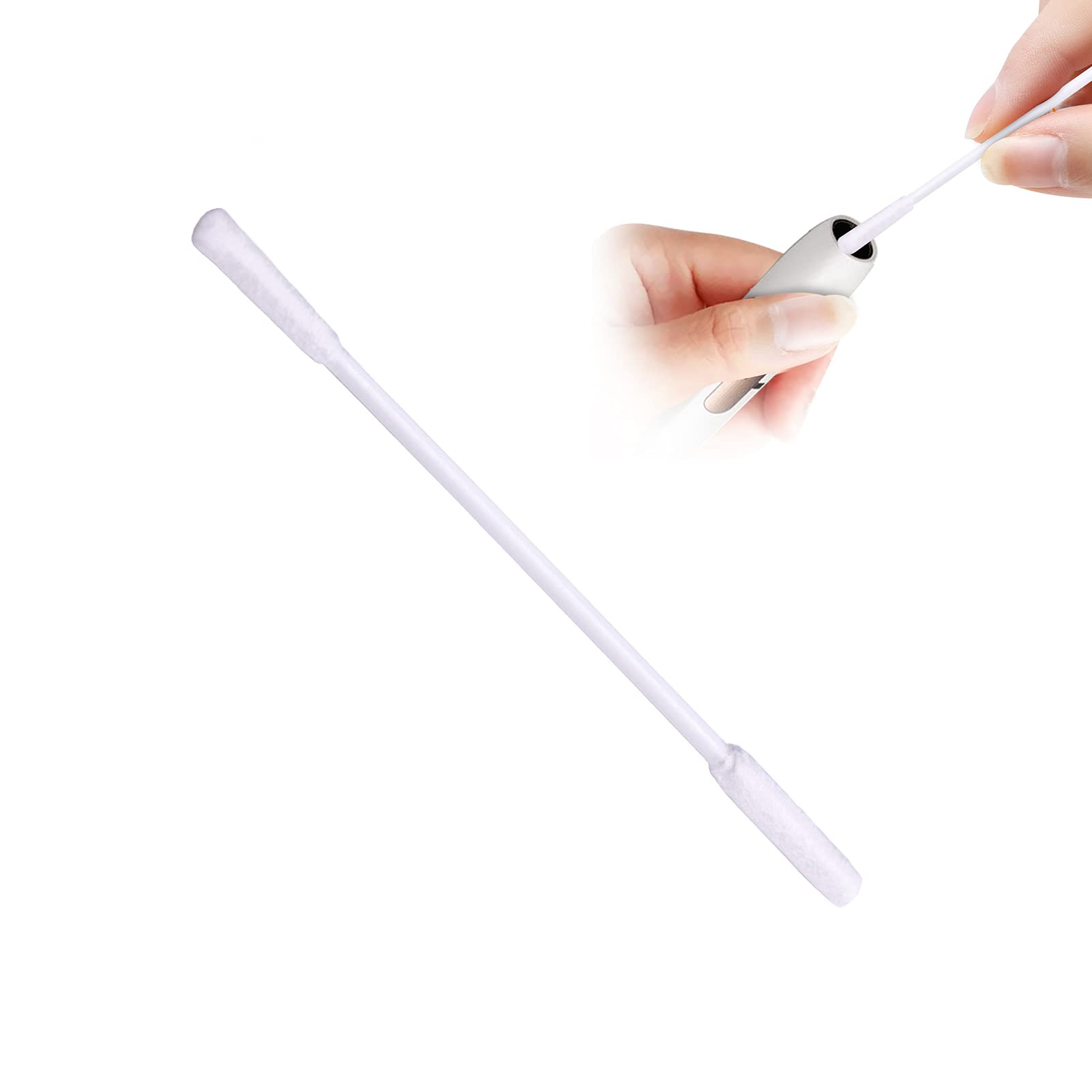 Upgraded 100pcs IQOS Cleaning Swabs Kit - Double-Ended Cotton Swab Sticks with Individually Sealed Packaging | Perfect for IQOS Device Maintenance & Electronics Cleaning