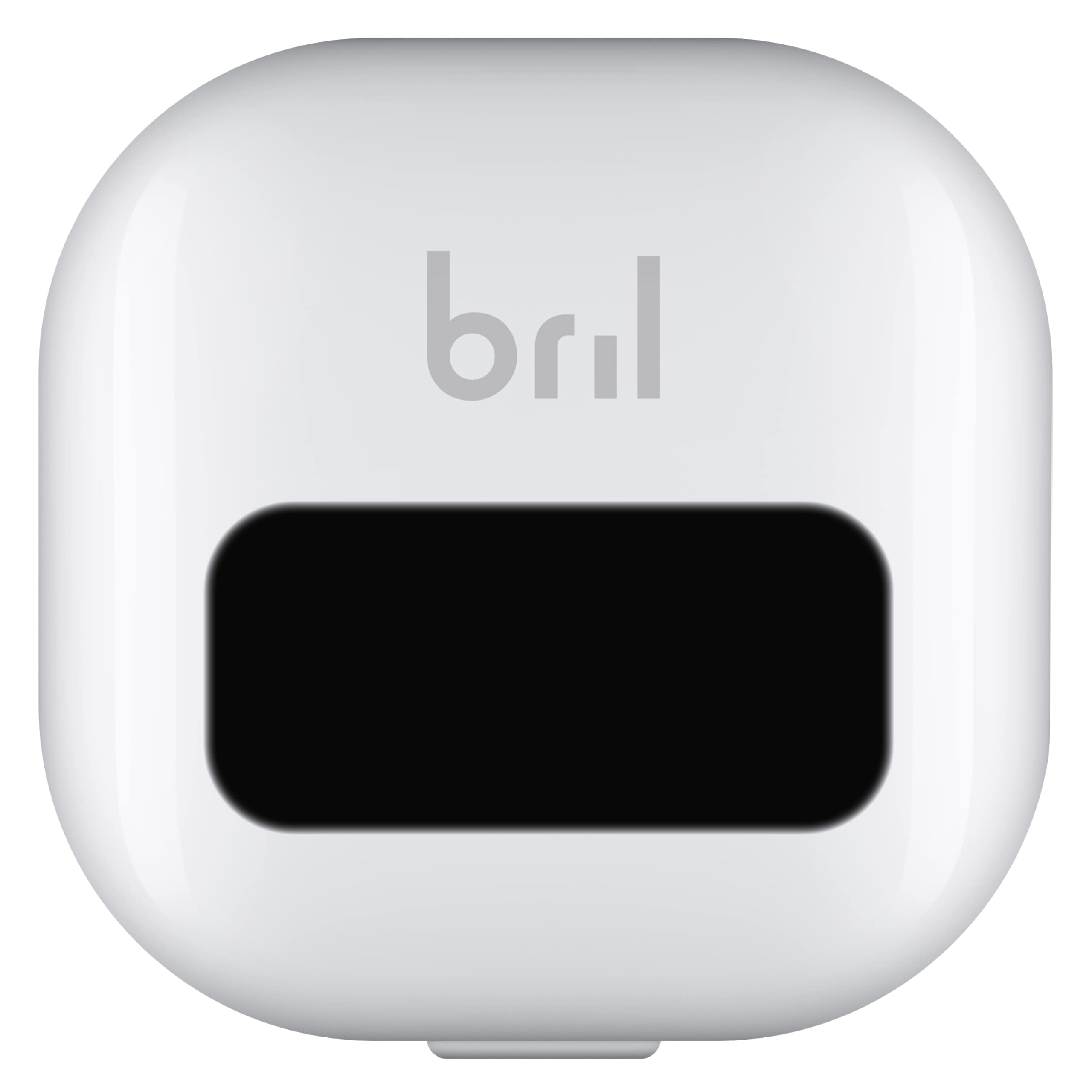 Bril UV-C Toothbrush Sanitizer & Holder Set - Portable Magnetic Travel Case for Any Size Toothbrush (8 Pack, White/Black/Navy) | Home, Office & Travel Hygiene Essential