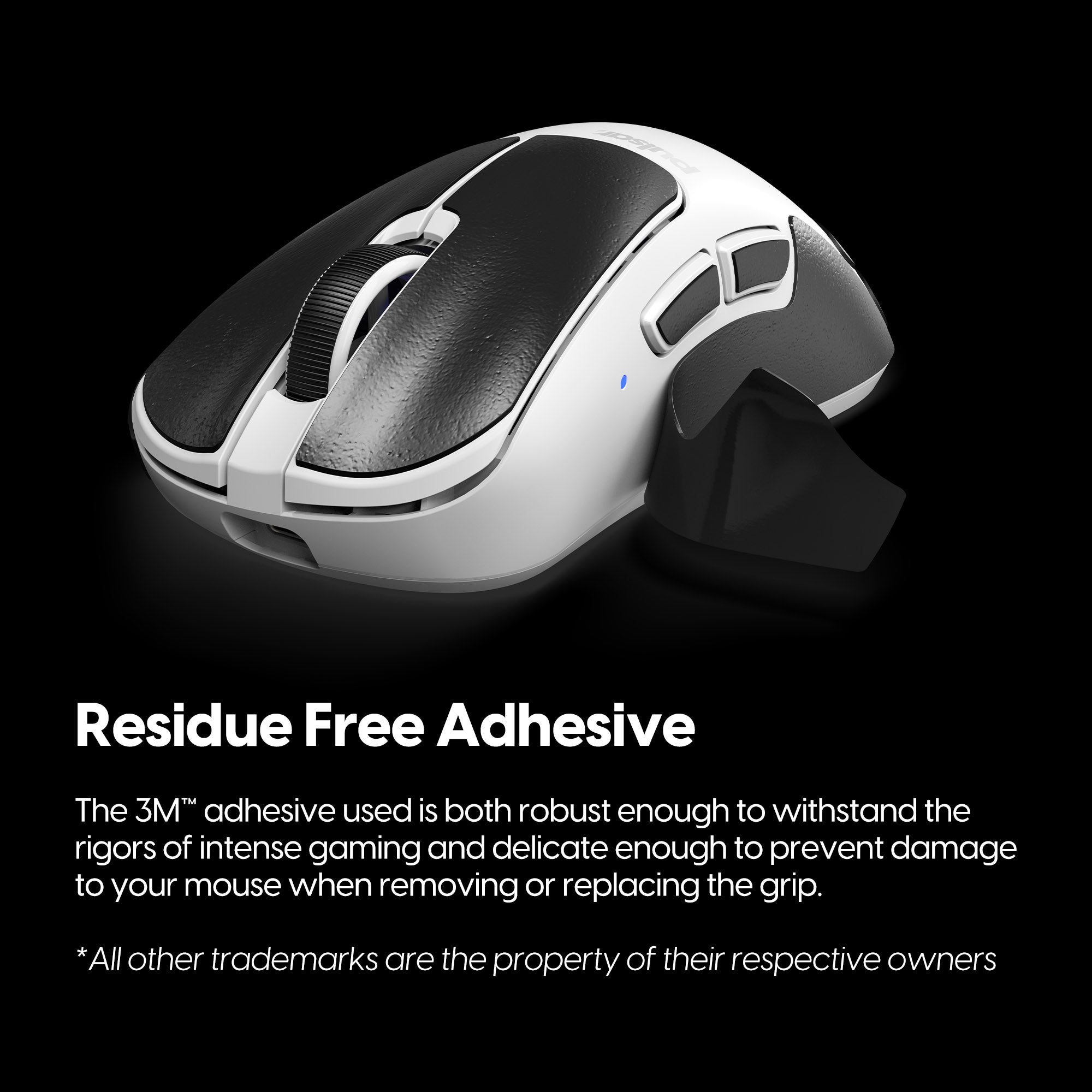 Pulsar Supergrip Grip Tape for Pulsar Xlite V3 Mini - Enhanced Gaming Mouse Grip for Esports & FPS | Non-Slip Control for Competitive Gaming & Long Sessions