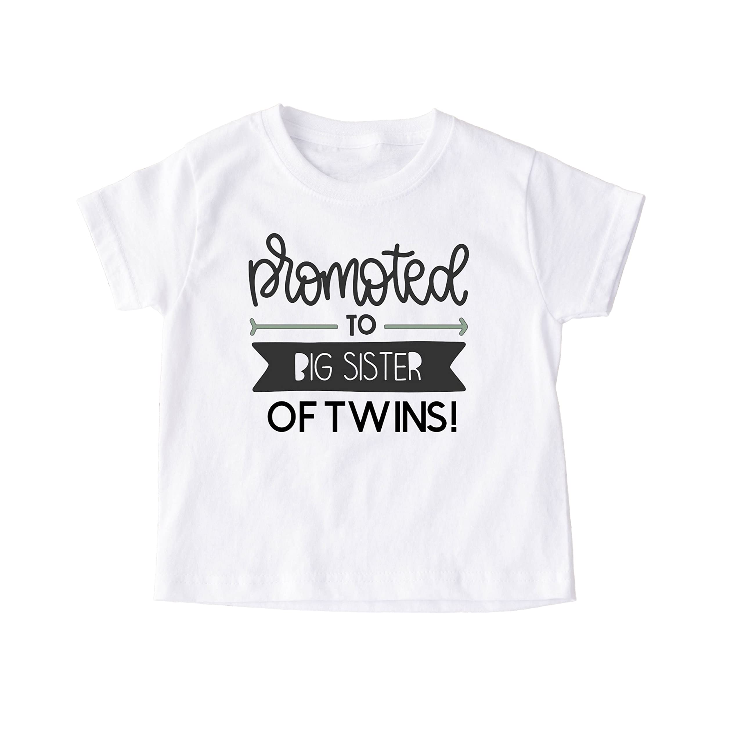 Big Sister of Twins Baby Bodysuit - Cute Twin Pregnancy Announcement Outfit for Older Siblings | Perfect for Gender Reveal, Newborn Photos & Sibling Bonding