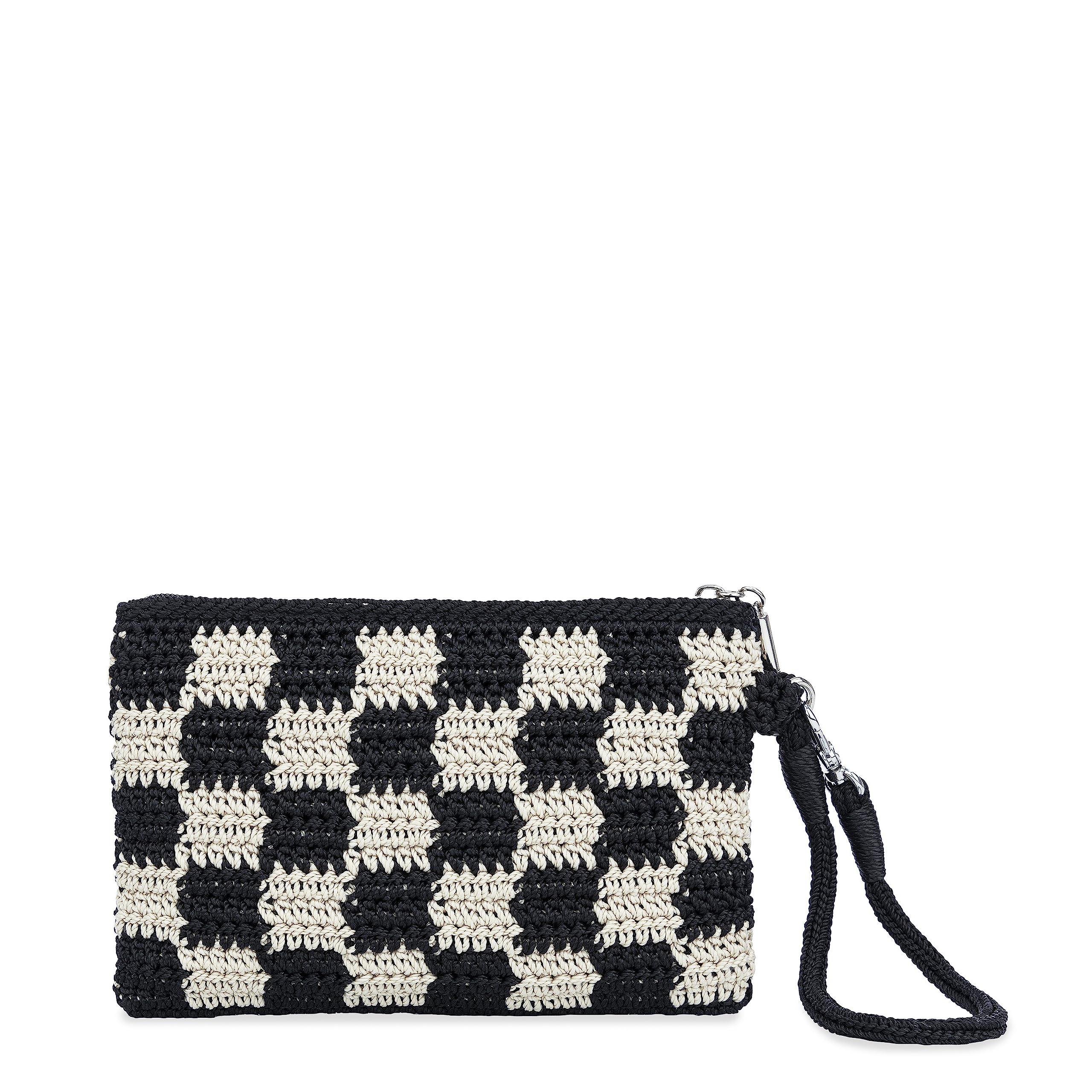 The Sak Vita Crochet Wristlet - Stylish Crossbody Phone Purse for Women | Perfect for Shopping, Travel & Everyday Use