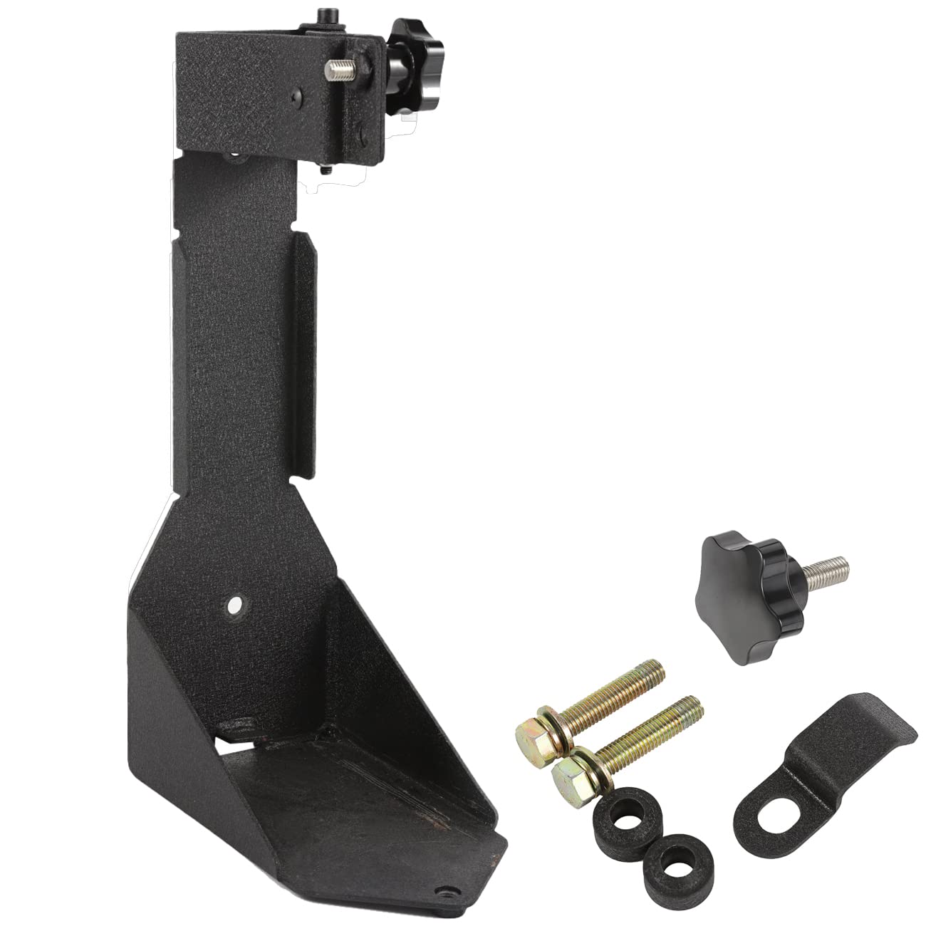 PARTOL Wrangler JL High Lift Jack Mount Bracket Kit for Jeep Wrangler JL 2018-2021 Models | Heavy Duty Off-Road Tailgate Accessory | Perfect for Rock Crawling, Overlanding & Trail Adventures