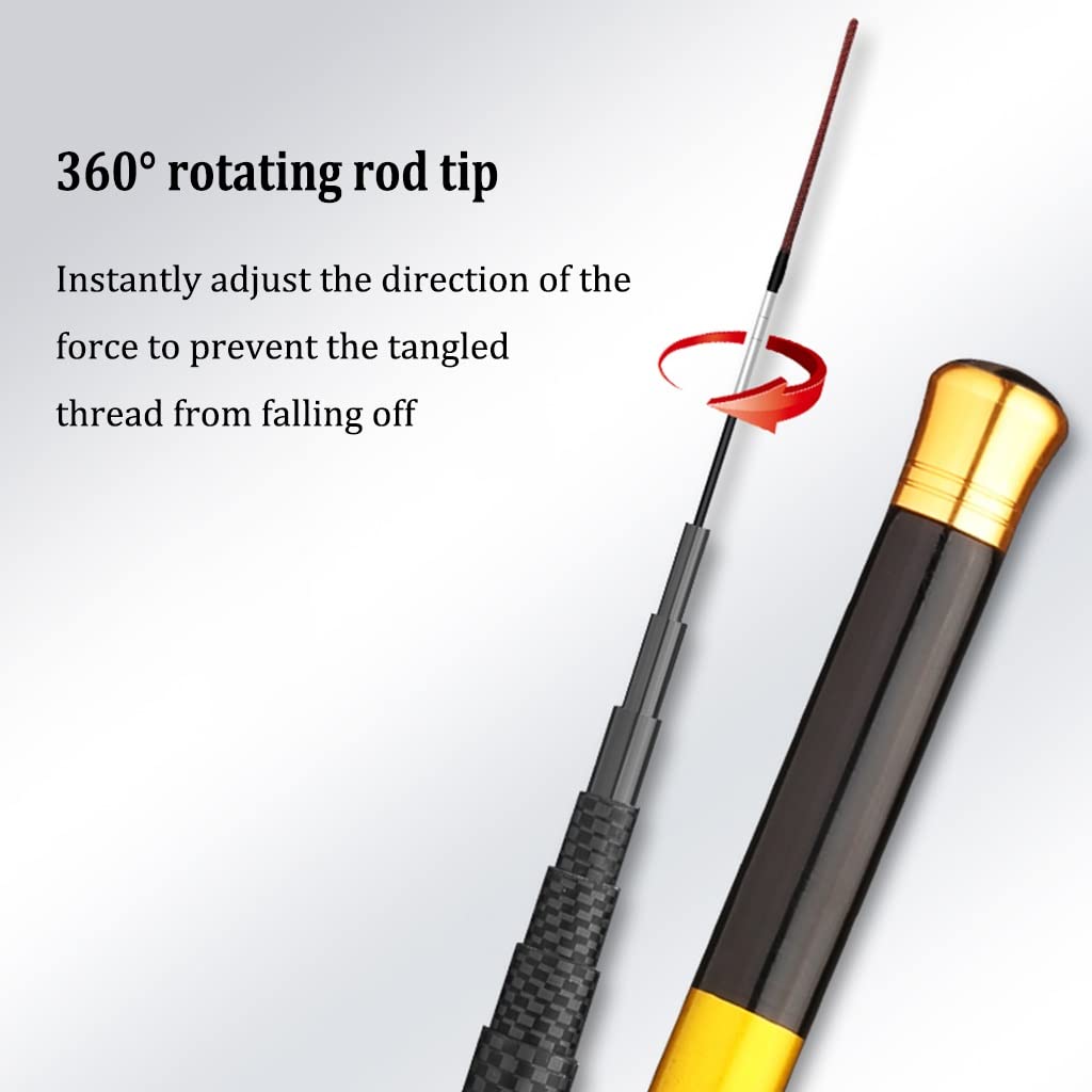 **Ultra Light Carbon Telescopic Fishing Rod - Portable Mini Spinning Rod for Carp, Trout & Bass Fishing in Rivers, Lakes & Ponds | Perfect for Travel & Backpacking**
