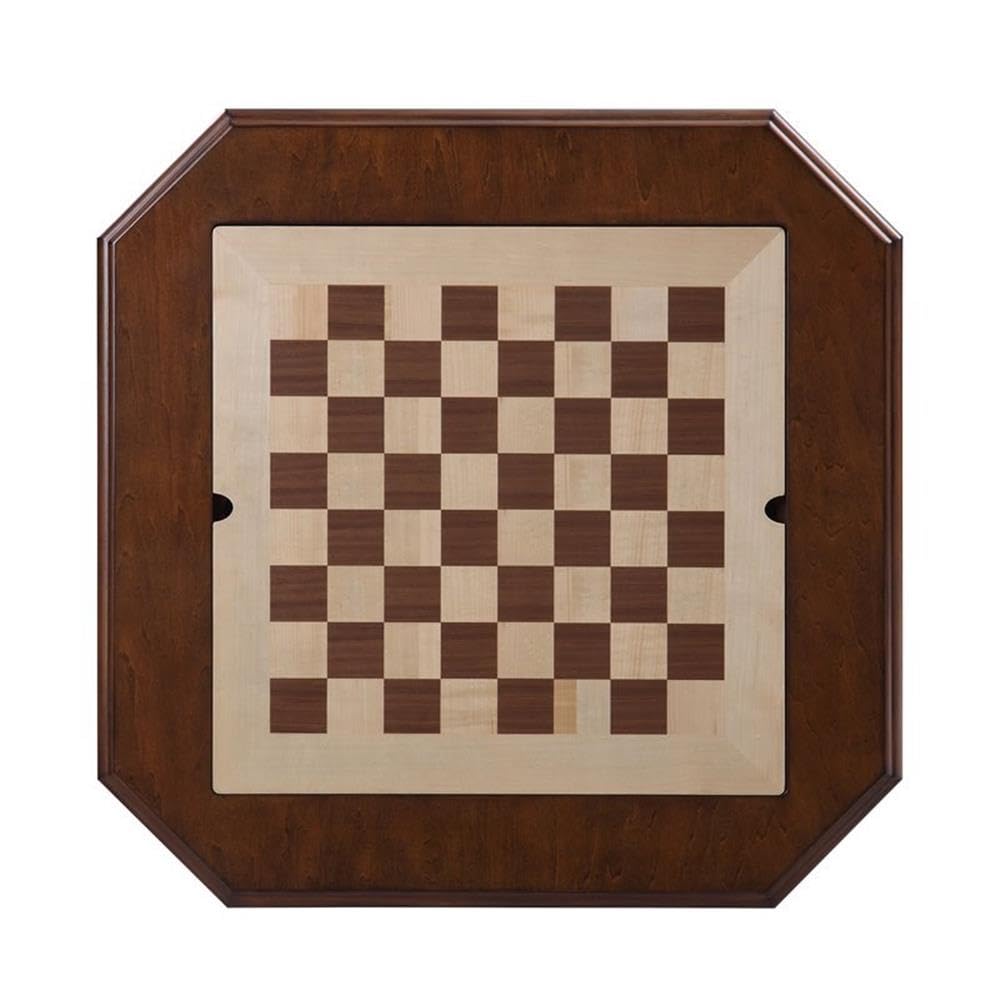 Acme Bishop II Premium Cherry Wood Game Table - Perfect for Poker, Board Games & Family Game Nights