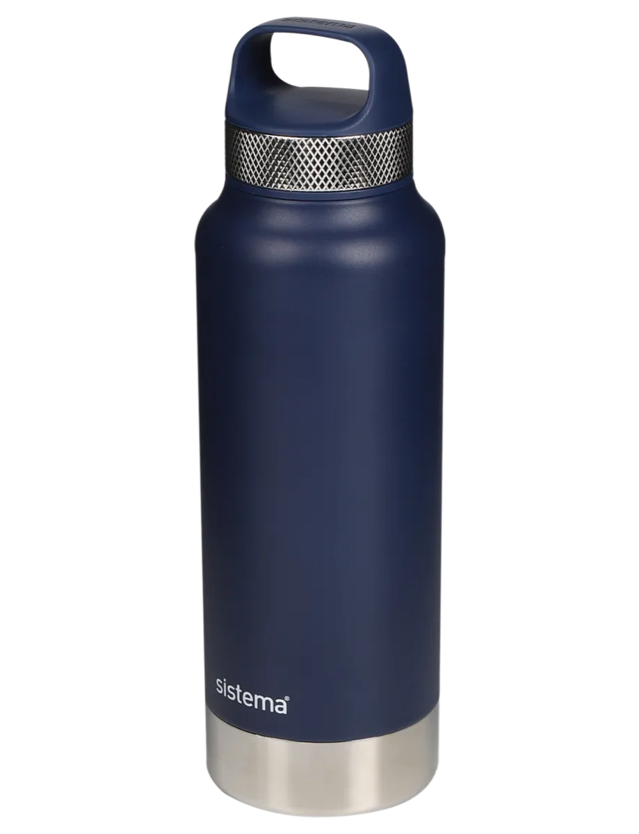 1L Double Walled Stainless Steel Water Bottle - Insulated Vacuum Flask for Hot & Cold Drinks - Perfect for Hiking, Gym, Office & Outdoor Activities