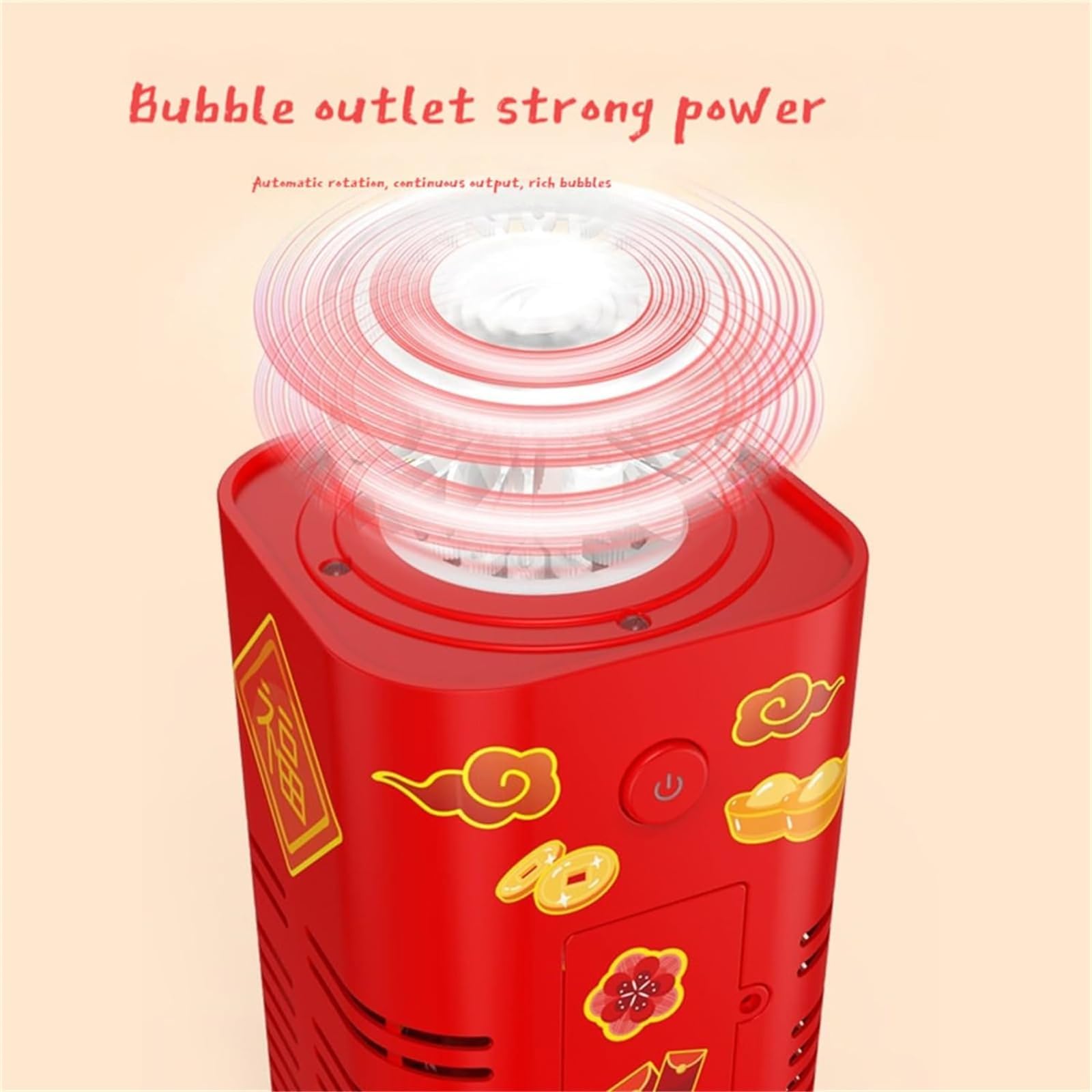 Lumisly 12-Hole Automatic Fireworks Bubble Machine with LED Lights - Reusable Party Bubble Blower for Kids & Adults - Perfect for Birthday Parties, Weddings, Outdoor Events & Family Gatherings
