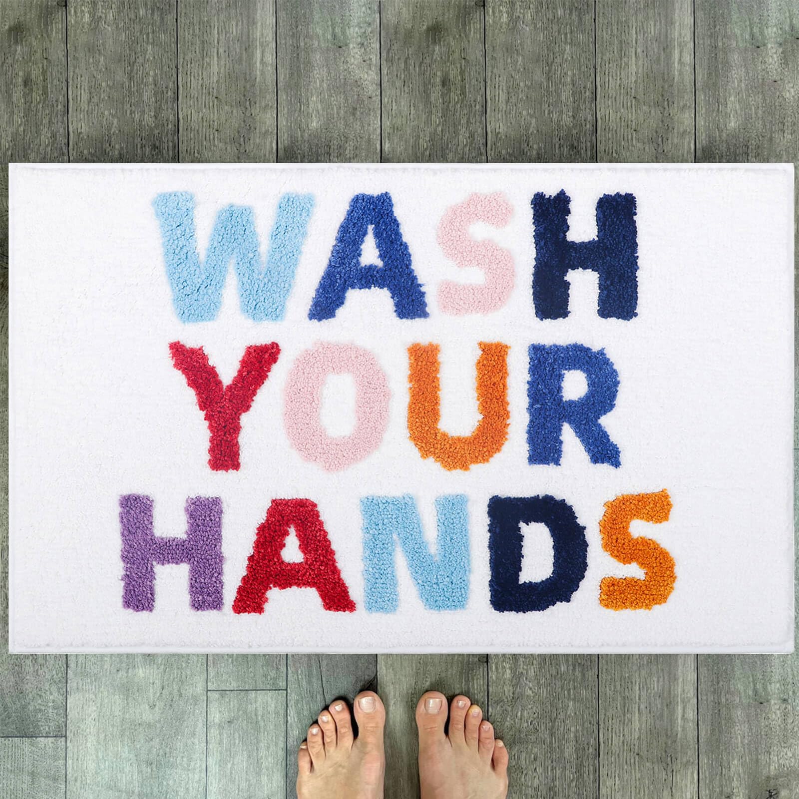 Non-Slip Absorbent Bath Mat - Soft Machine Washable Bathroom Rug for Shower, Tub & Bathroom Decor (32