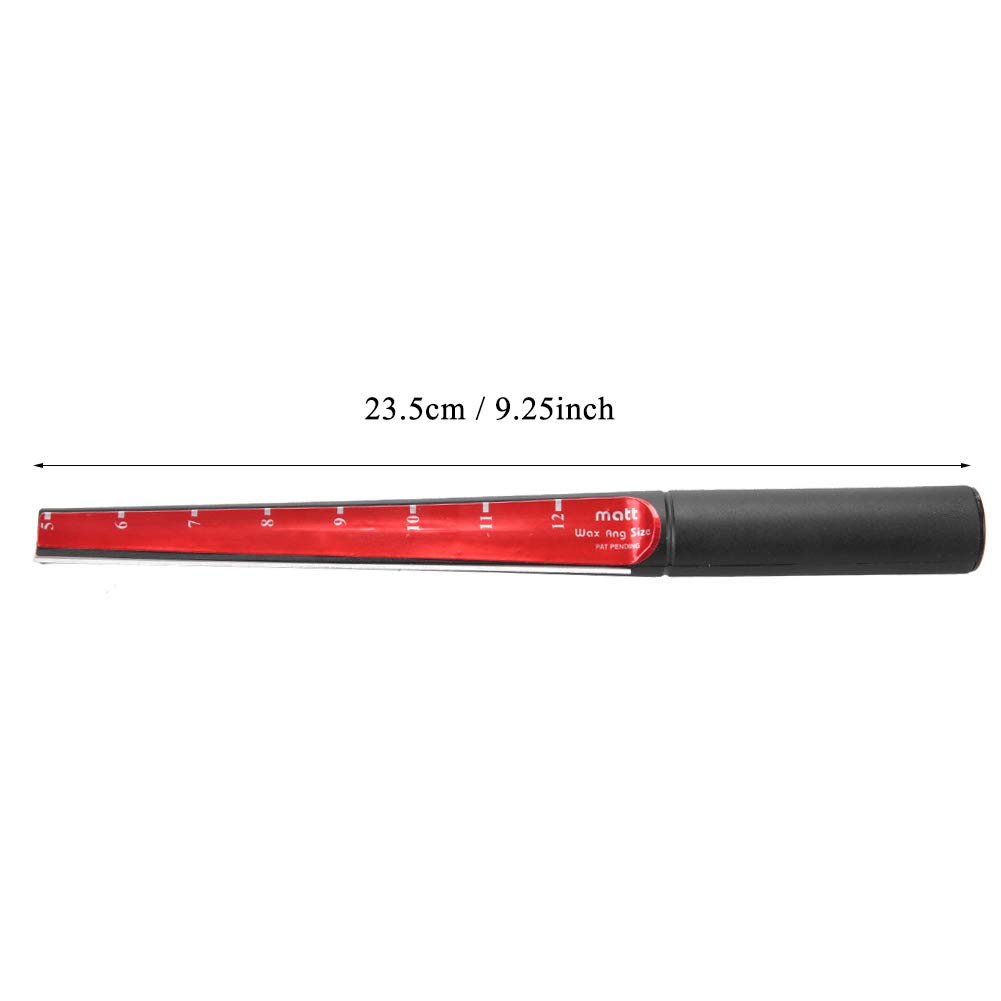 Black Carve Ring Mandrel Stick - 23.5cm Jewelry Sizing Tool for Wax Rings & Finger Measurement | Professional Jewelry Making Supplies for Ring Sizing, Wax Carving & Jewelry Design | Perfect for Jewelers, Crafters & DIY Enthusiasts