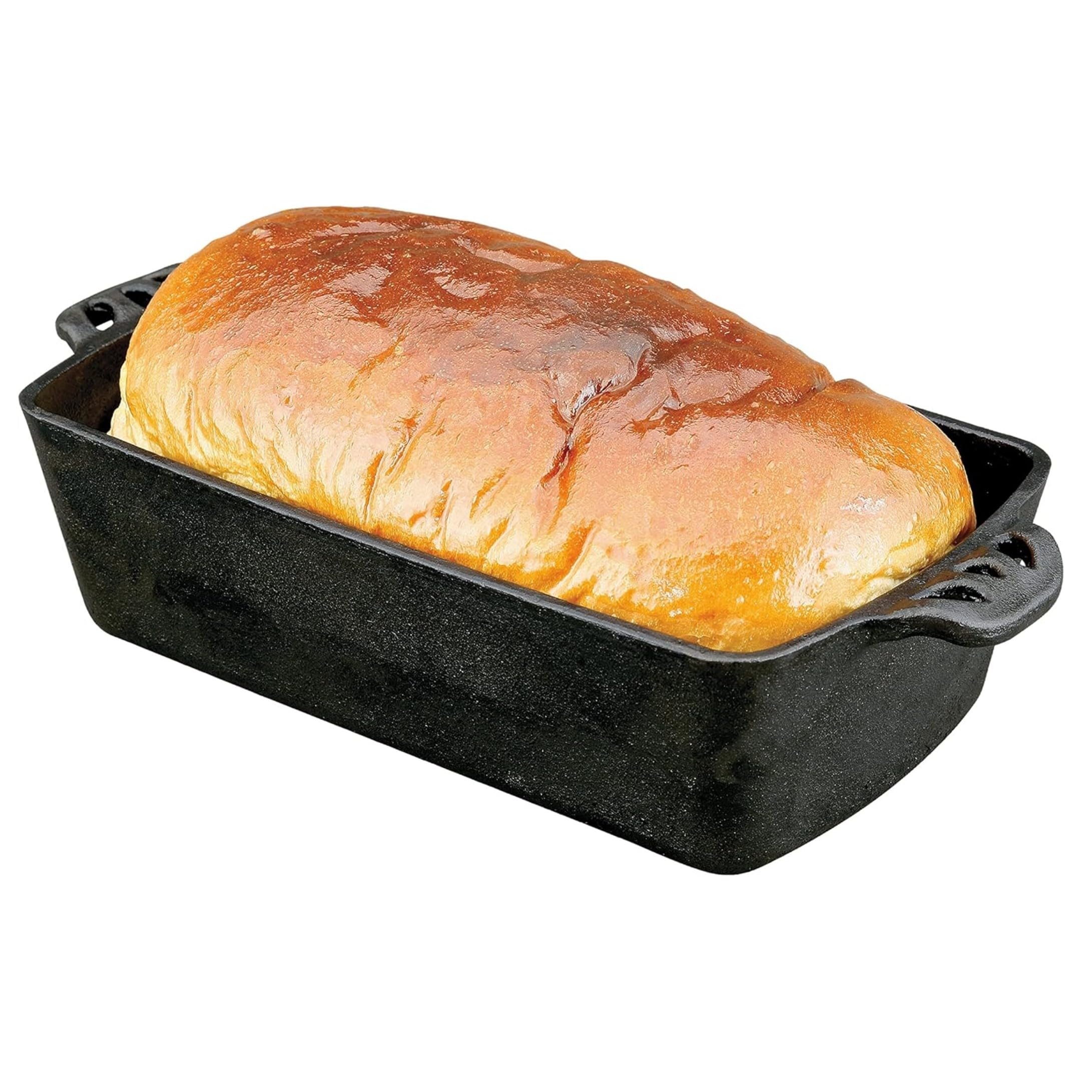 Camp Chef Home Seasoned Cast Iron Bread Pan - 12 Inch Pre-Seasoned Dutch Oven for Baking Artisan Bread, Sourdough & Pizza | Perfect for Outdoor Camping, Home Kitchen & BBQ Cooking