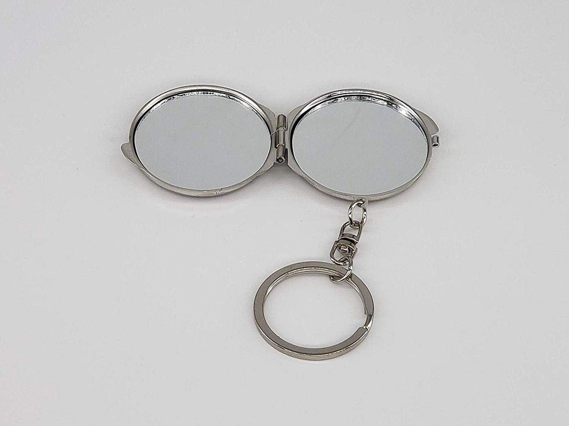 12-Pack Wedding Dove Mirror Keychains - Elegant Wedding Favors, Gifts & Accessories for Bridal Showers, Receptions & Anniversary Celebrations
