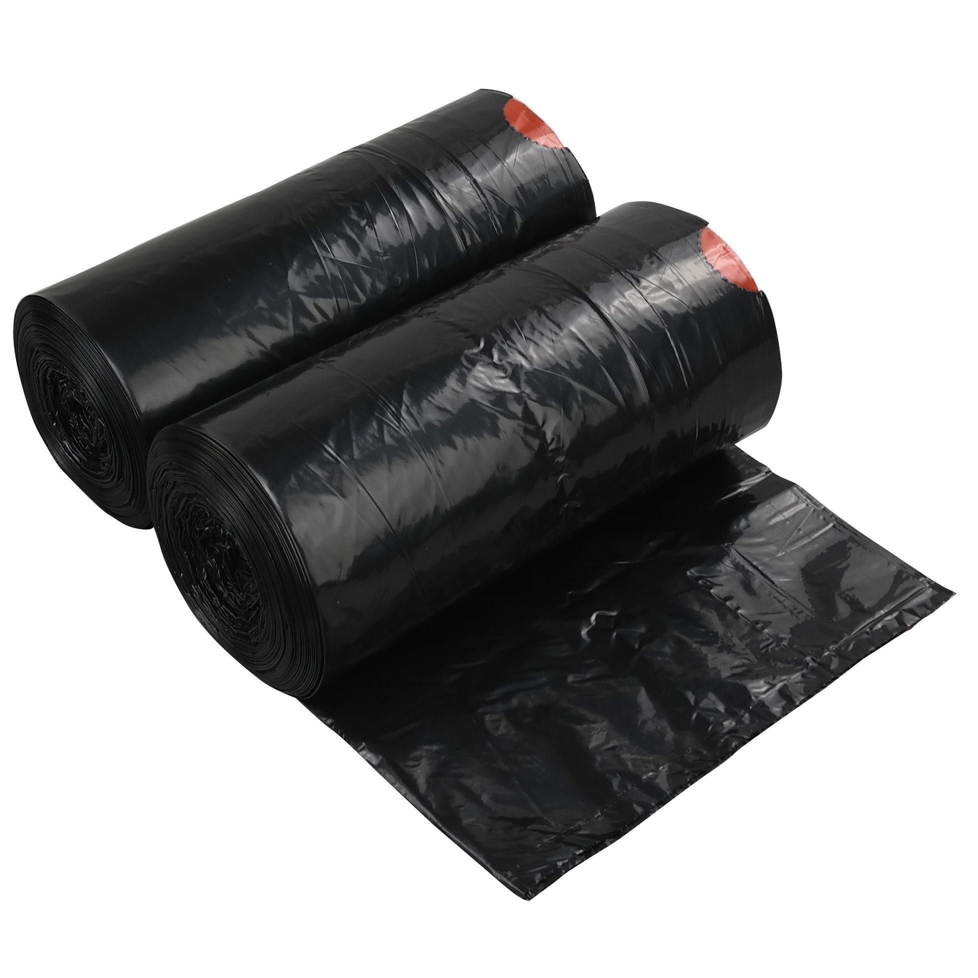 8 Gallon Kitchen Drawstring Trash Bags - 220 Count Black for Home & Office