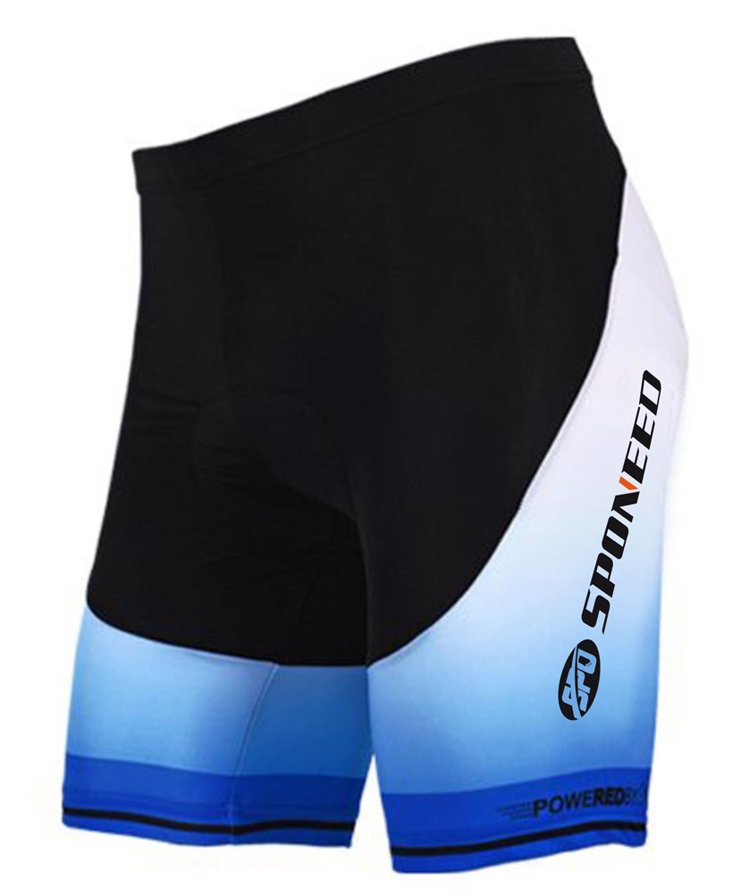 Sponeed Men's Cycling Shorts with Padded Liner - Comfortable Bike Shorts for Road & Mountain Biking - Perfect for Long Distance Cycling and Training