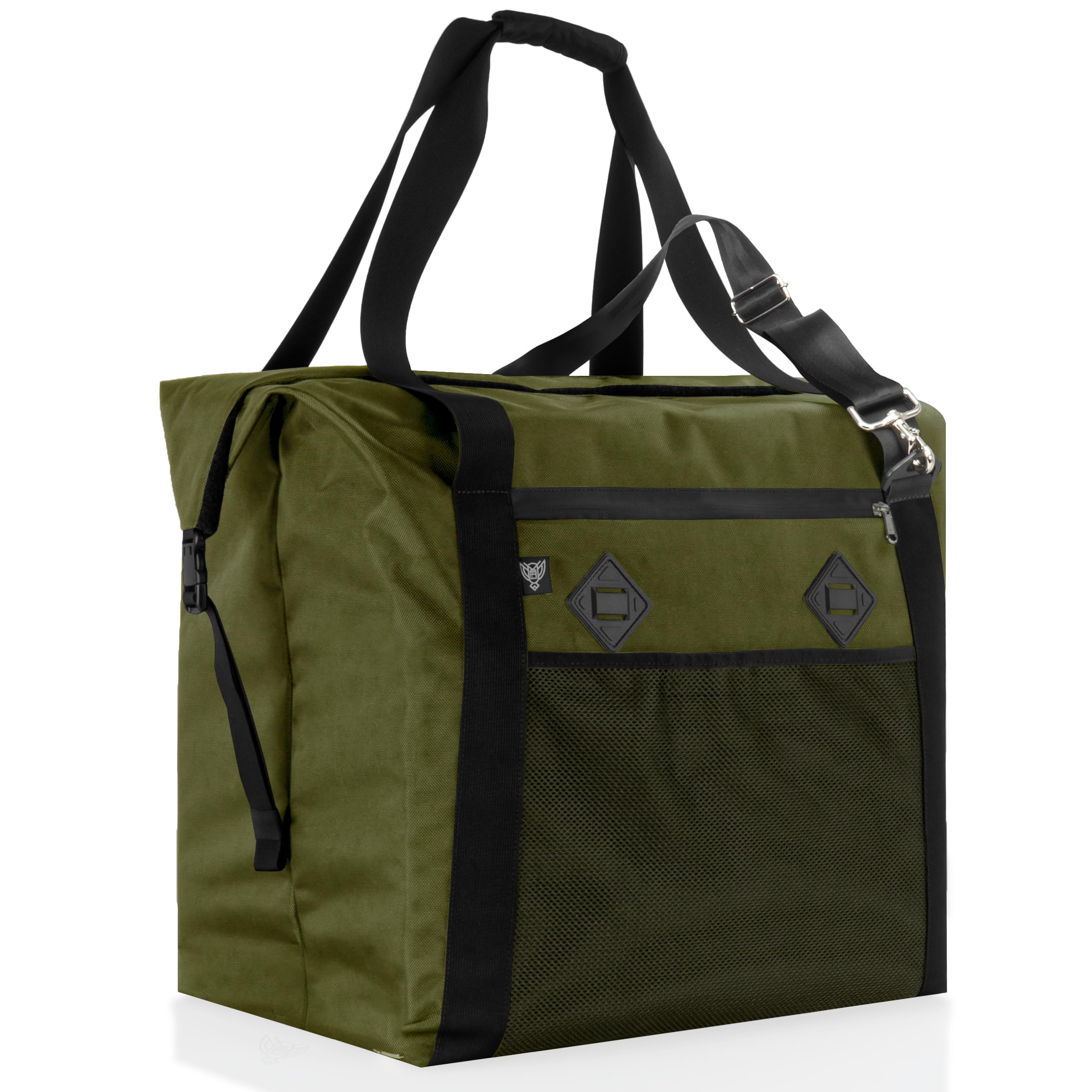 G CUBƎ 100 Faraday Bag for Generators & Electronics - EMP/CME/EMF/RF Protection - Diamond Form Faraday Lined Interior - OD Green - Perfect for Emergency Preparedness, Data Security & Electronic Shielding