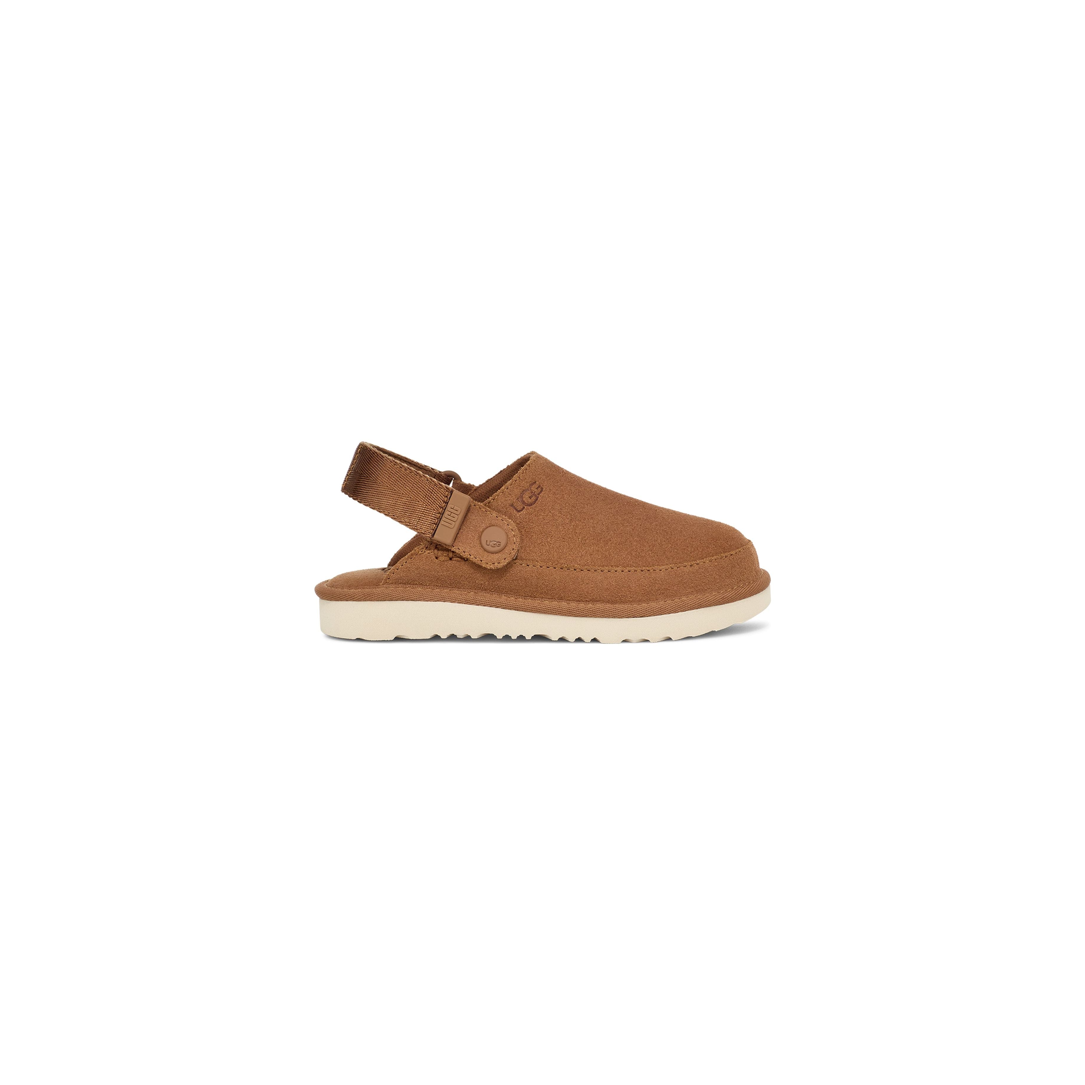 UGG Kid's Goldenstar Clog in Chestnut - Comfortable Kids' Slippers for Indoor & Outdoor Wear - Perfect for Home, School, and Playtime