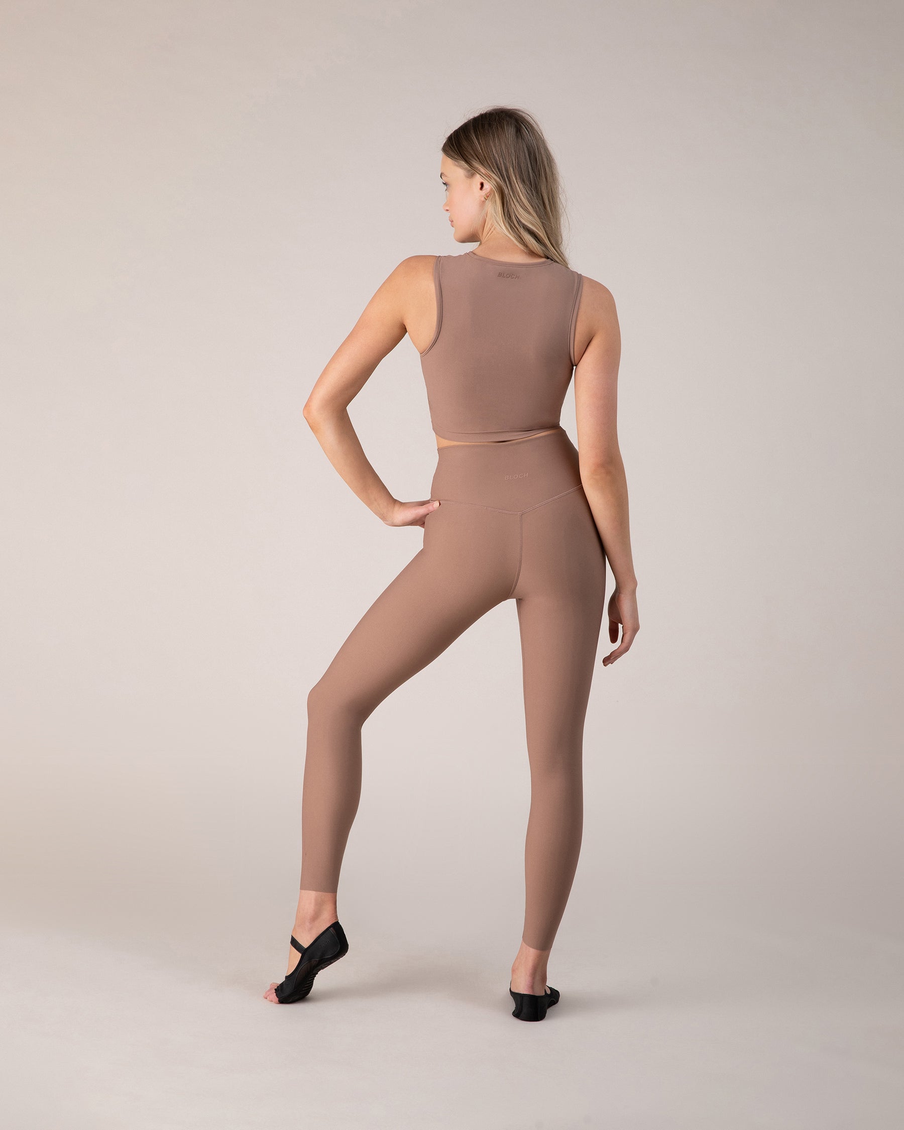 BLOCH Sculpt 7/8 Length Legging - High Waist Yoga Pants for Women, Stretchy Workout Tights for Pilates, Dance & Gym
