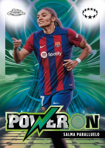 2023-24 Topps Chrome UEFA Women's Champions League Hobby Box - Collectible Soccer Trading Cards for Fans & Investors - Perfect for Card Collecting, Fantasy Leagues & Sports Memorabilia Displays