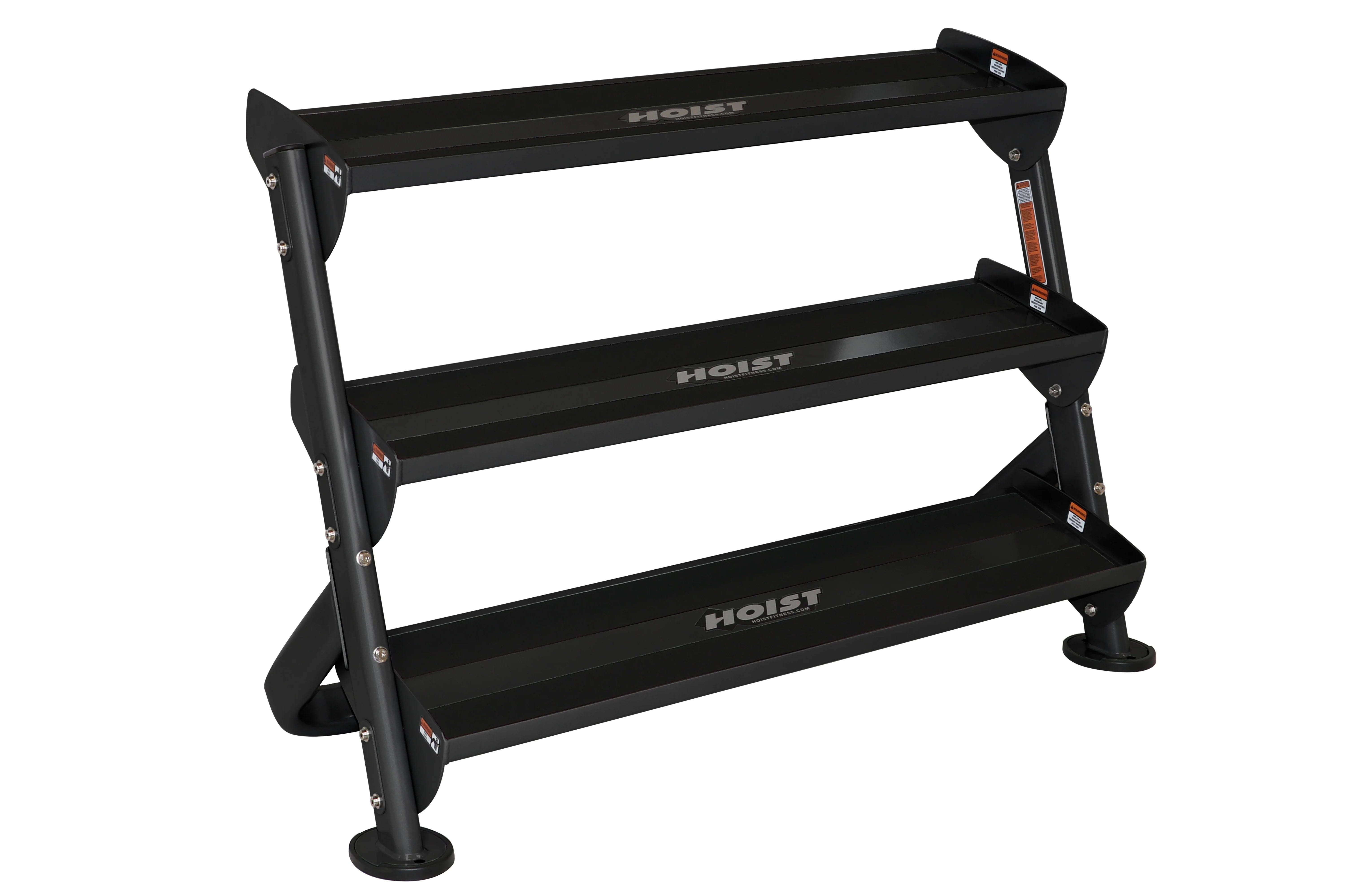Hoist 48 3-Tier Dumbbell Rack - Heavy Duty Steel Weight Rack for Home Gym & Commercial Use - Perfect for Organizing Dumbbells in Fitness Studios, Garage Gyms & Training Centers (HF-5461-OPT-48)