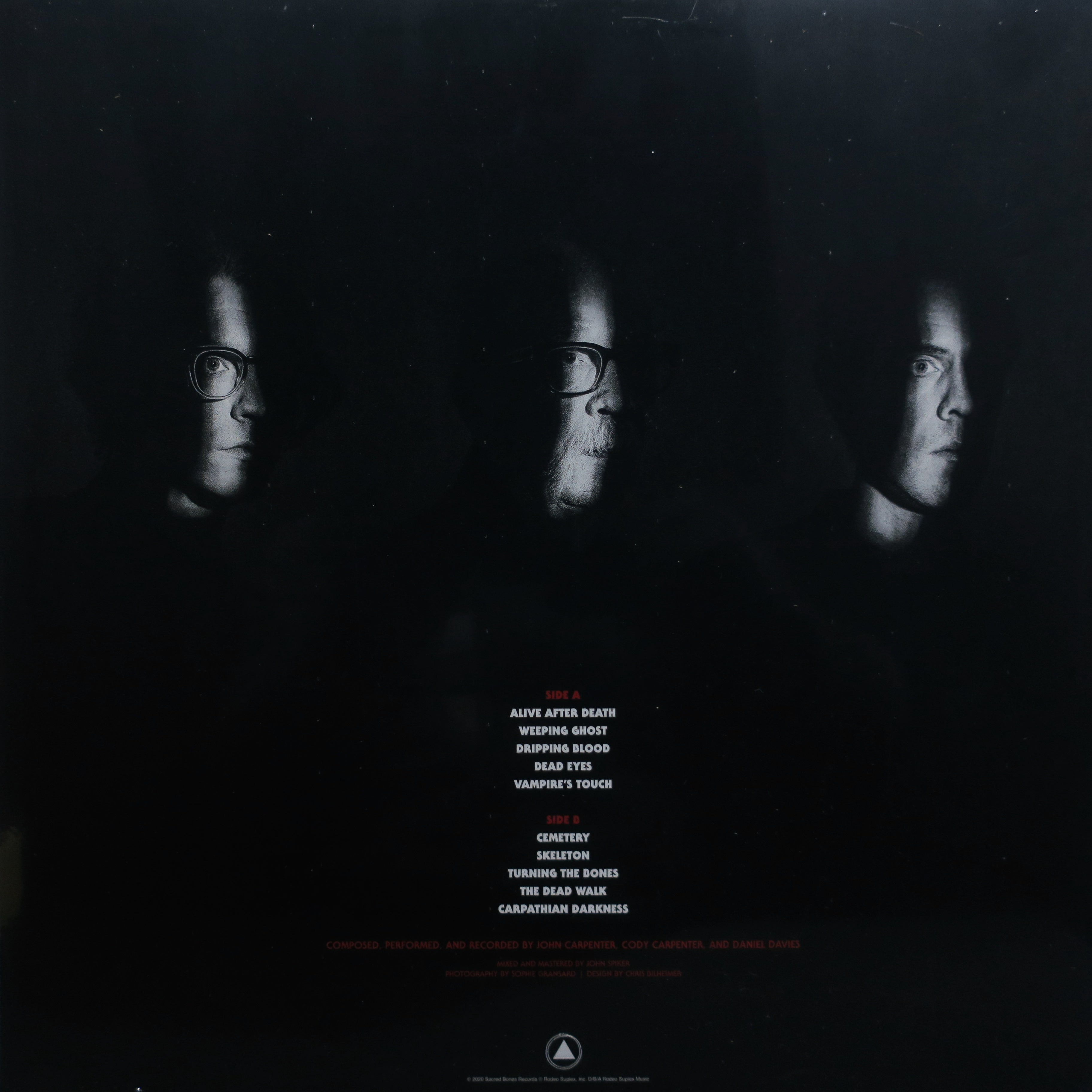 JOHN CARPENTER 'Lost Themes 3: Alive After Death' RED Vinyl LP - Limited Edition Horror Soundtrack Record for Movie Nights & Collector's Display