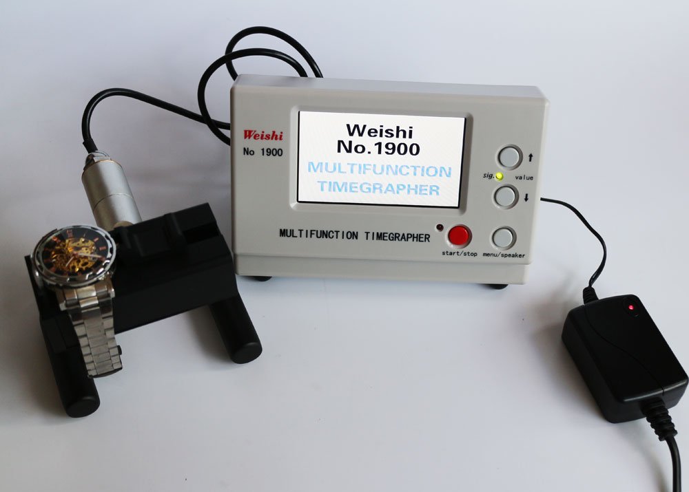 Precision Coaxial MTG Watch Tester - Professional Timegrapher with Multifunction LCD Screen (Model 1900) for Watchmakers & Repair Shops - Perfect for Watch Accuracy Testing, Regulation & Maintenance