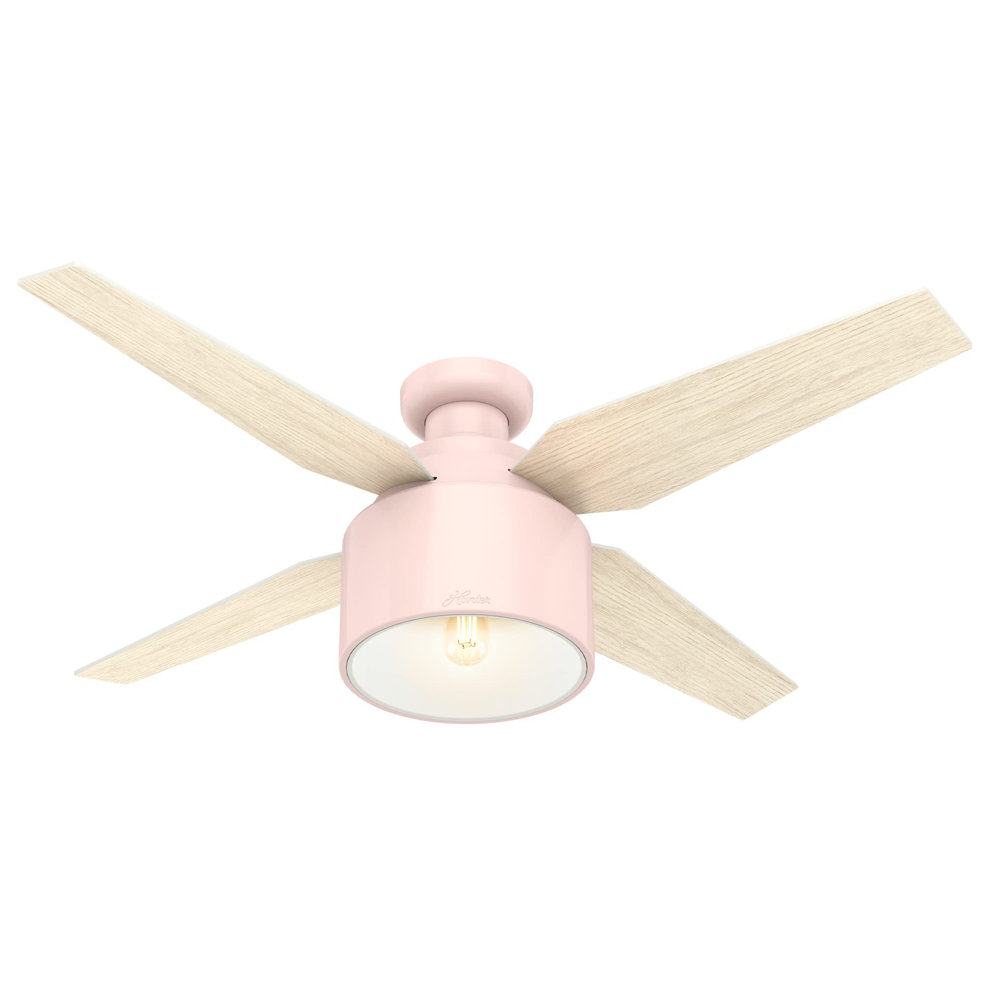 Hunter Fan Company 50263 Cranbrook 52-Inch Indoor/Outdoor Ceiling Fan with Light Kit - Energy Efficient, Quiet DC Motor - Perfect for Bedroom, Living Room, Patio & Covered Porch