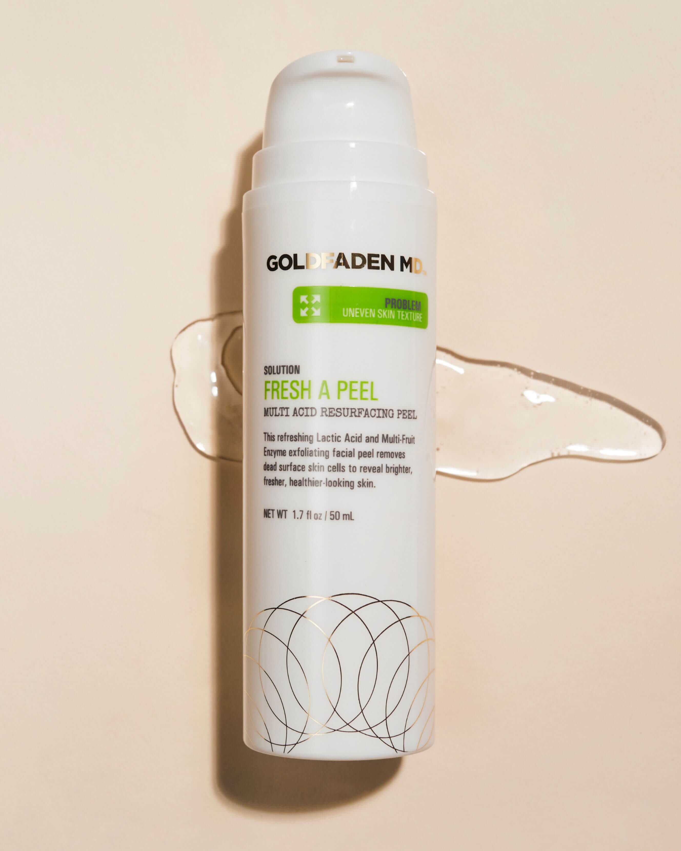 Fresh A Peel Multi Acid Resurfacing Peel - Exfoliating Facial Treatment for Glowing Skin | At-Home Skincare Routine & Post-Workout Refresh