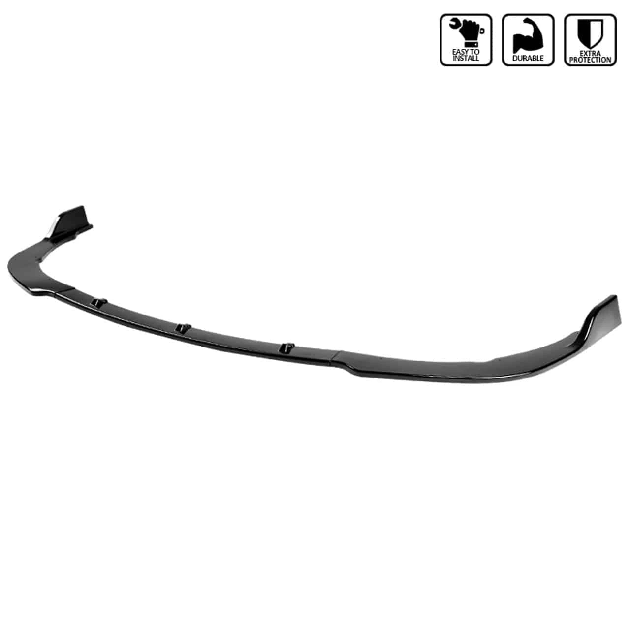 2018-2020 Toyota Camry Front Bumper Lip Spoiler - 3 Piece Style for SE/XSE/LE/XLE Models - Enhance Appearance & Aerodynamics for Street & Show Cars