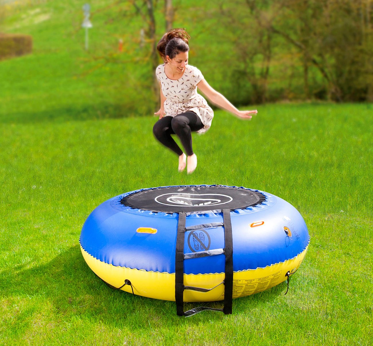 Inflatable Water Trampoline 4-in-1 for Pool & Backyard - 76