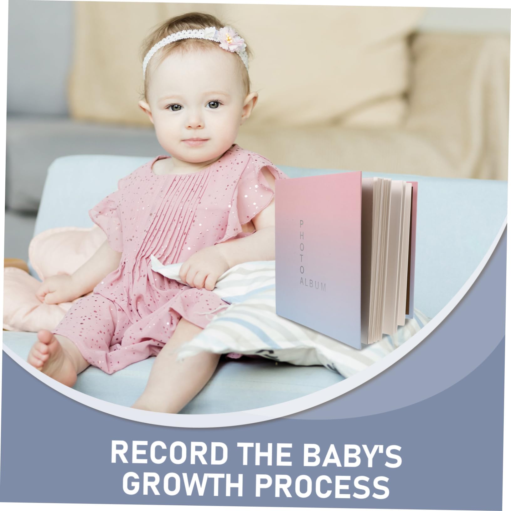 NUOBESTY Premium Scrapbook Photo Album - Memory Book for Baby Boy, Wedding, Family Photos - Acid-Free Archival Quality Paper for Lasting Keepsakes | Perfect for Baby Shower Gifts, Anniversary Presents & Family Memory Preservation
