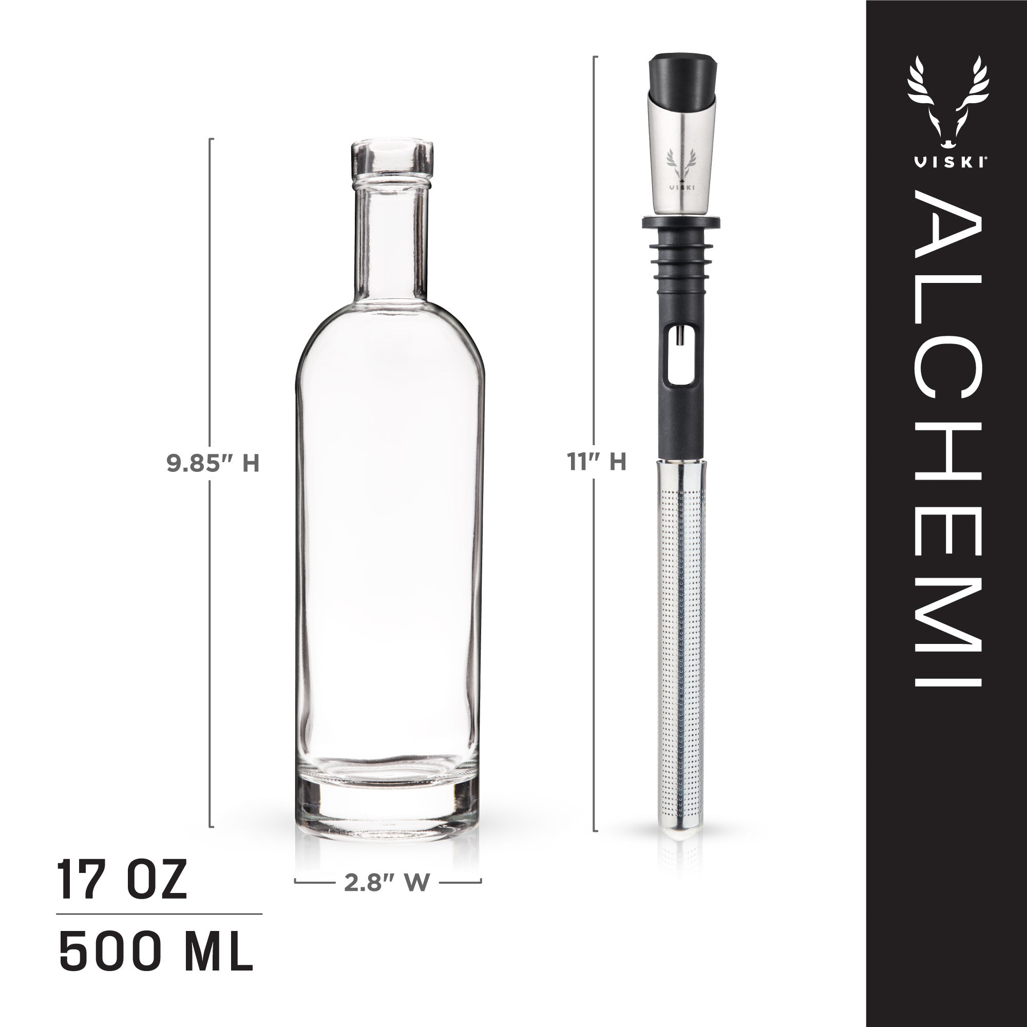 Premium Alchemi Spirits Infusion Kit - DIY Cocktail & Mocktail Mixer Set with Natural Flavors - Perfect for Home Bartending, Gifts & Party Mixology