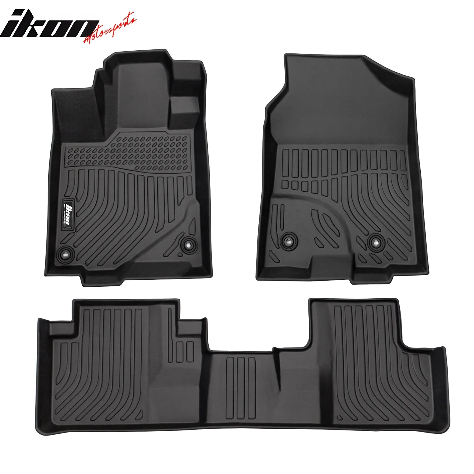 2016-2018 Acura RDX Floor Mats - 3D Molded Custom All-Weather TPE Floor Liners (3-Piece Set) | Front & Rear Protection | Durable, Non-Slip & Easy to Clean | Perfect for Daily Commute, Road Trips & Harsh Weather