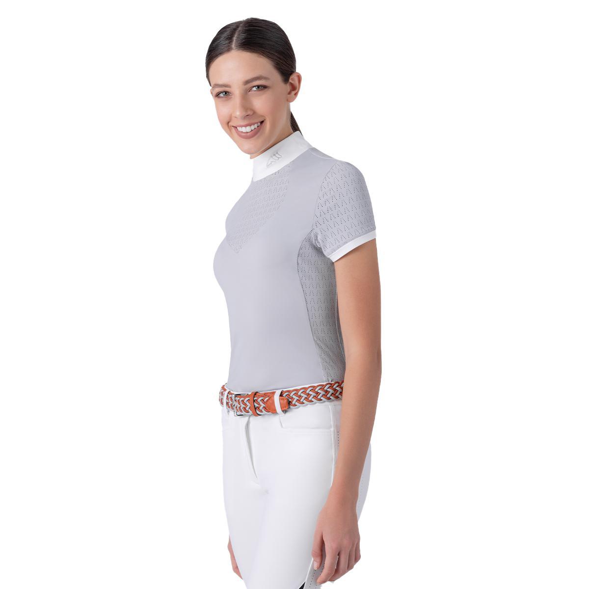 Equiline Women's Eolka Competition Polo Shirt - Breathable & Moisture-Wicking Equestrian Riding Top for Show Jumping & Dressage