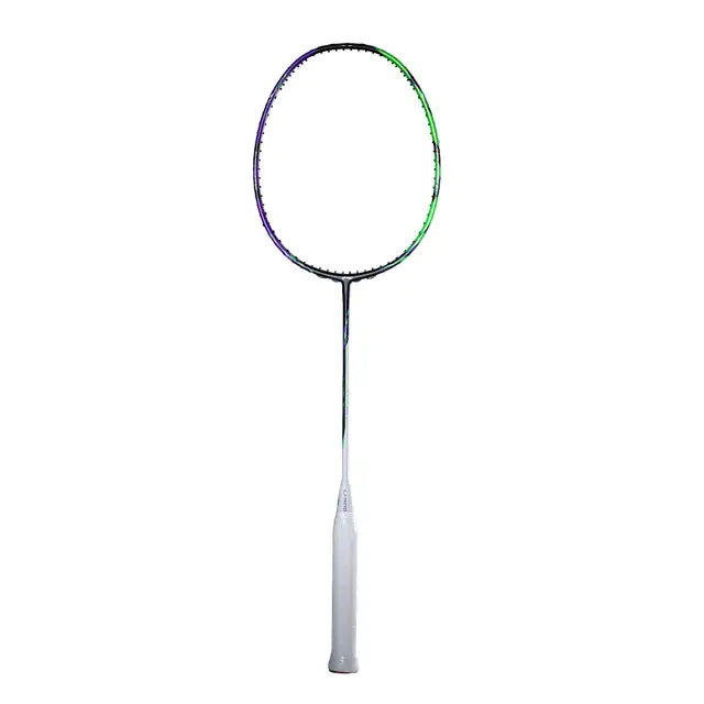 Li Ning Halbertec 9000 Badminton Racket - Prestrung with Black/Purple/Green Design | Professional Sports Equipment for Competitive Play & Training | Made in China