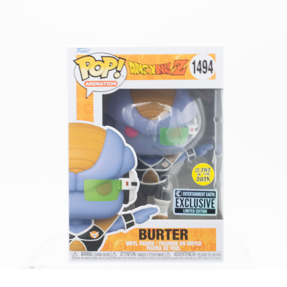 Funko Pop! Dragon Ball Z Burter Glow in The Dark Action Figure - Entertainment Earth Exclusive Collectible for Anime Fans & Home Decor