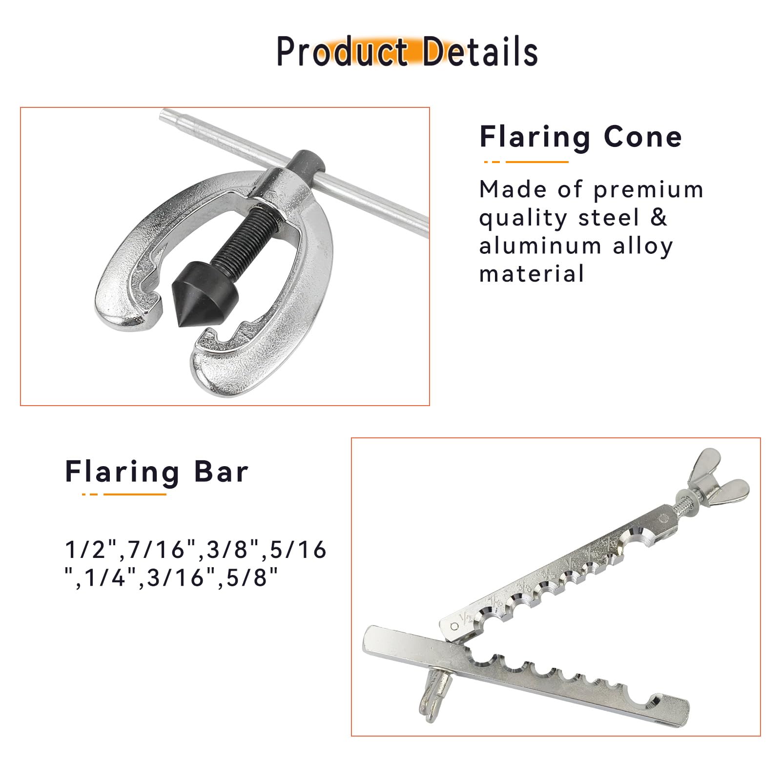AeKeatDa Professional Flaring Tool Kit - Tubing Bender, Flare Tool with Cutter & Bending Tool Set for HVAC, Automotive & Plumbing (Includes Tubing Cutter & Swage Tool) - Perfect for AC Repair, Brake Lines & Refrigeration Systems