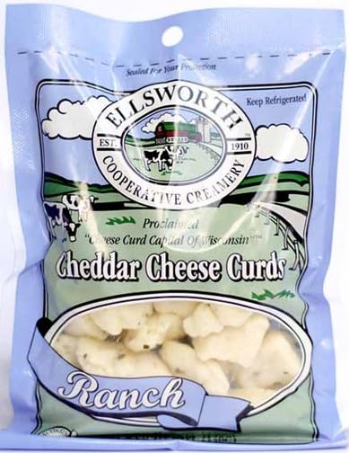 Ellsworth Wisconsin Cheese Curds - 3 Pack Midwest Trio | Fresh Dairy Snacks for Poutine, Appetizers & Game Day Parties | Deli Direct Premium Cheese Curds