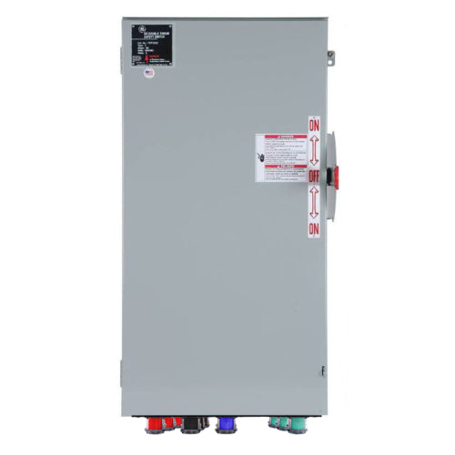 Heavy Duty Cam Lock Non-Fused Disconnect Switch Double Throw - Industrial Electrical Safety Switch for Motor Control & Power Distribution Panels