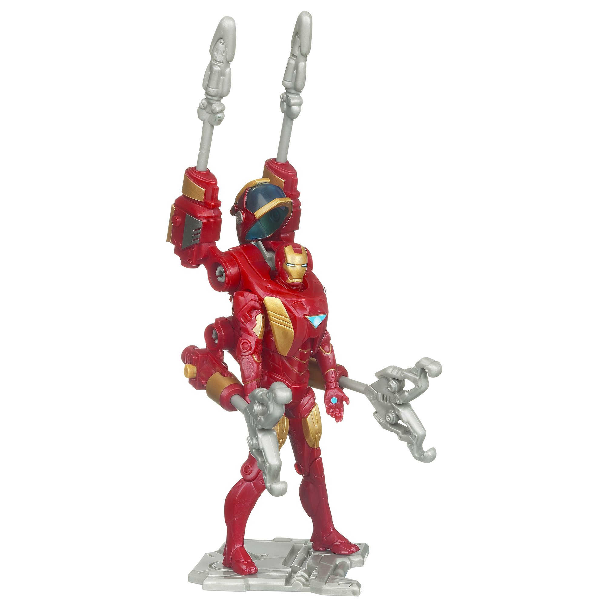Hasbro Iron Man 2 Concept Series Armor Tech Iron Man Negative Zone Upgrade Action Figure - Collectible Marvel Superhero Toy for Display & Play - Perfect for Marvel Fans, Collectors & Gift Giving