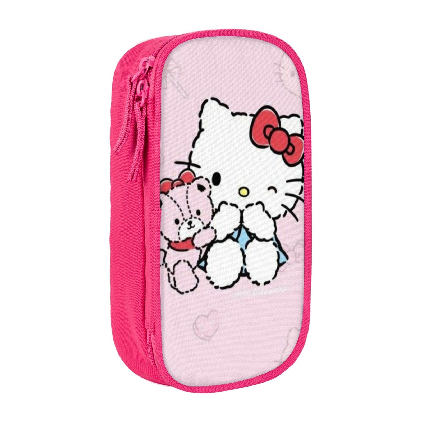 Cute Cat Pencil Case - Cartoon Stationery Organizer for School & Office | Makeup Pouch for Women & Girls | Perfect for Back-to-School, Work & Travel Accessories