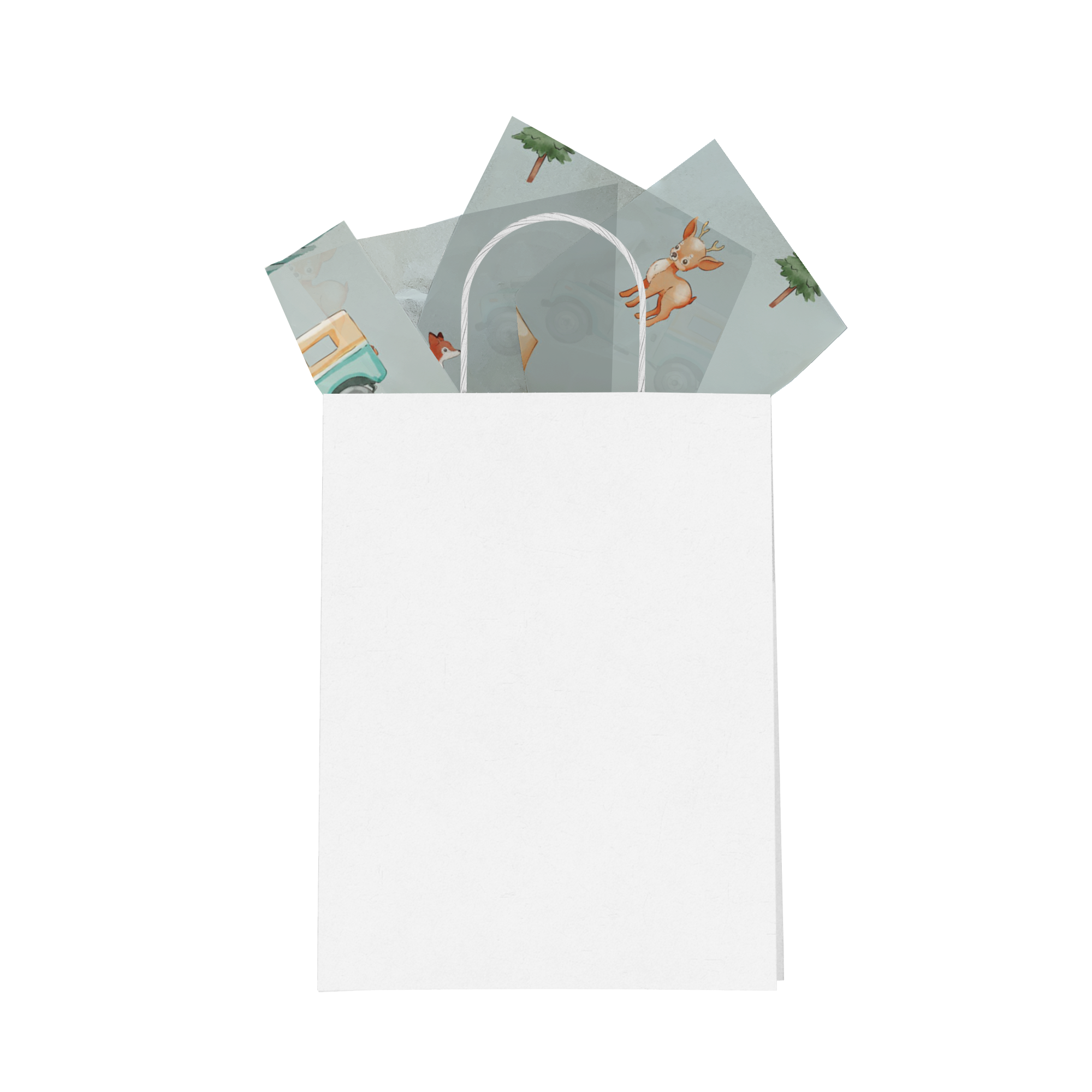 Premium Camping-Themed Tissue Paper for Gift Bags - Eco-Friendly Decorative Wrapping for Outdoor Adventures, Camping Parties & Birthday Gifts