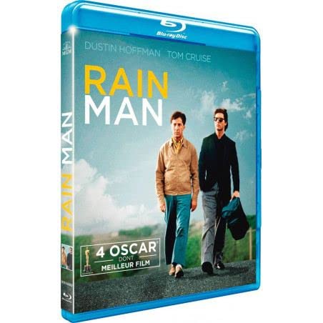 Rain Man Blu-Ray Movie - Academy Award Winning Drama Starring Tom Cruise & Dustin Hoffman - Perfect for Movie Nights & Classic Film Collections