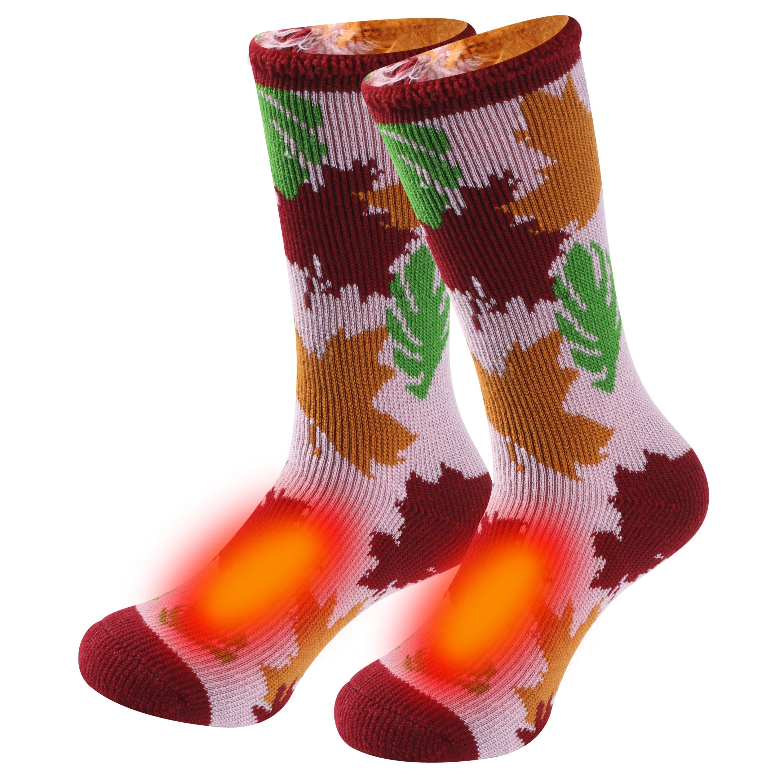 Sunew Thermal Socks for Women & Men - Winter Warm Insulated Thick Heavy Crew Socks - Perfect for Cold Weather, Outdoor Activities & Home Comfort