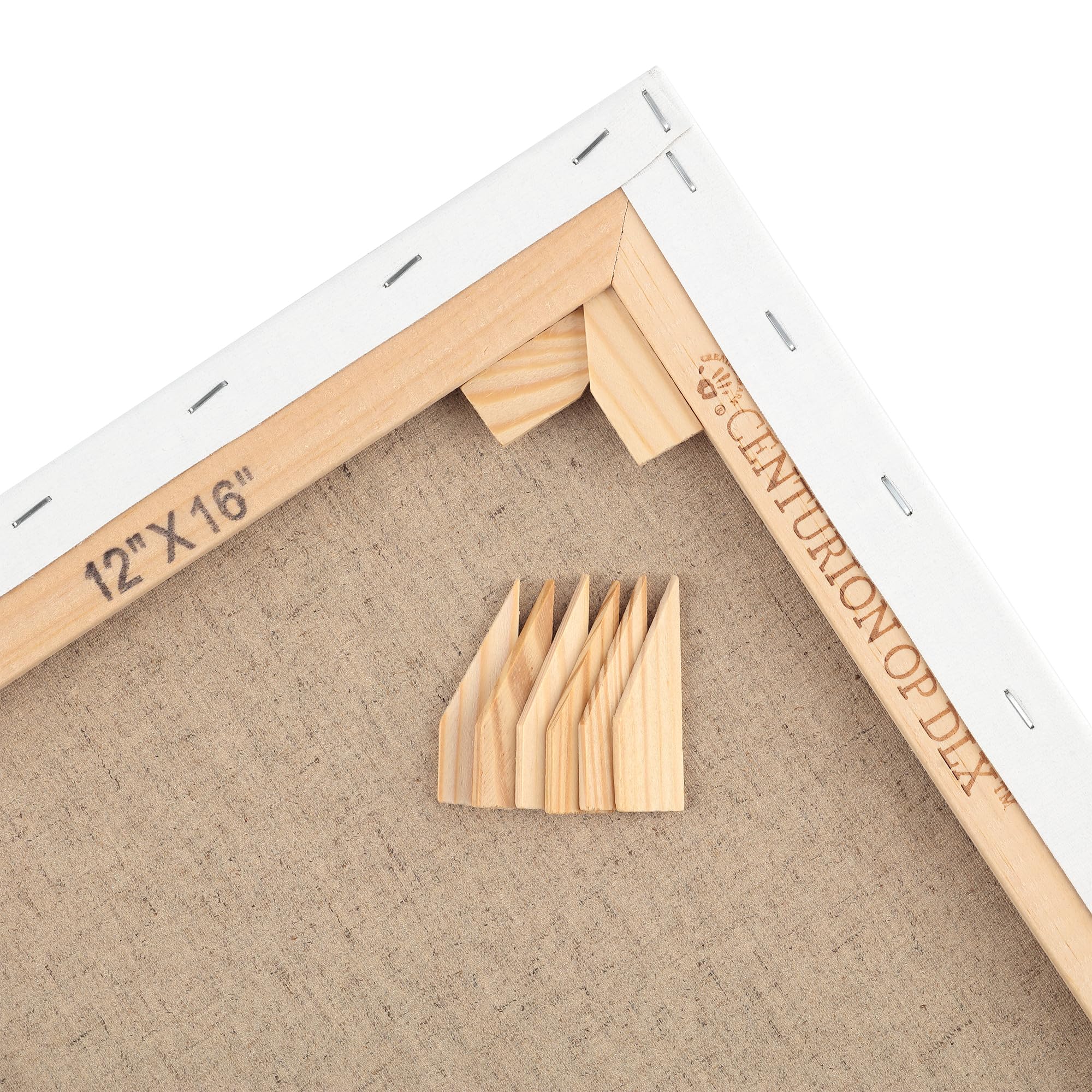 Centurion Deluxe Professional Oil Primed Linen Stretched Canvas - 11oz Premium Medium Weight Linen for Oil Painting - Set of 6 (24x36 Inches, 0.67