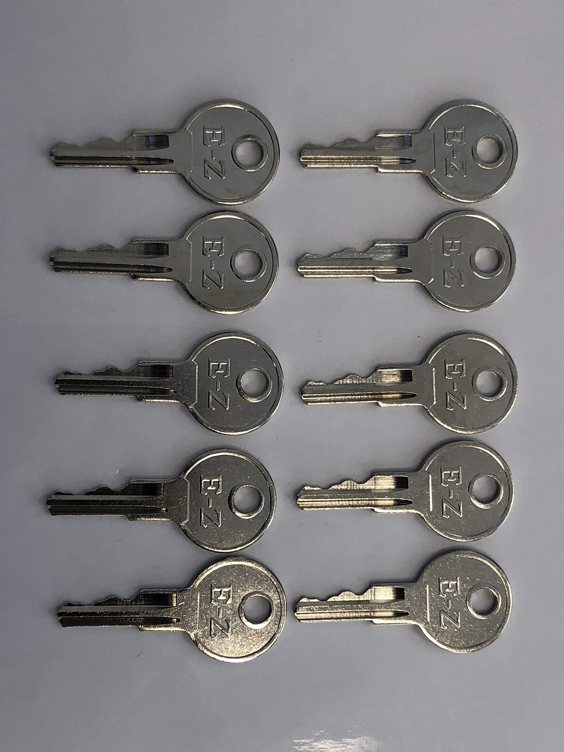 EZGO Golf Cart Key Set of 10 - Universal Replacement Key for All Stock EZGO Golf Carts - Perfect for Golf Course, Resort, and Personal Golf Cart Maintenance